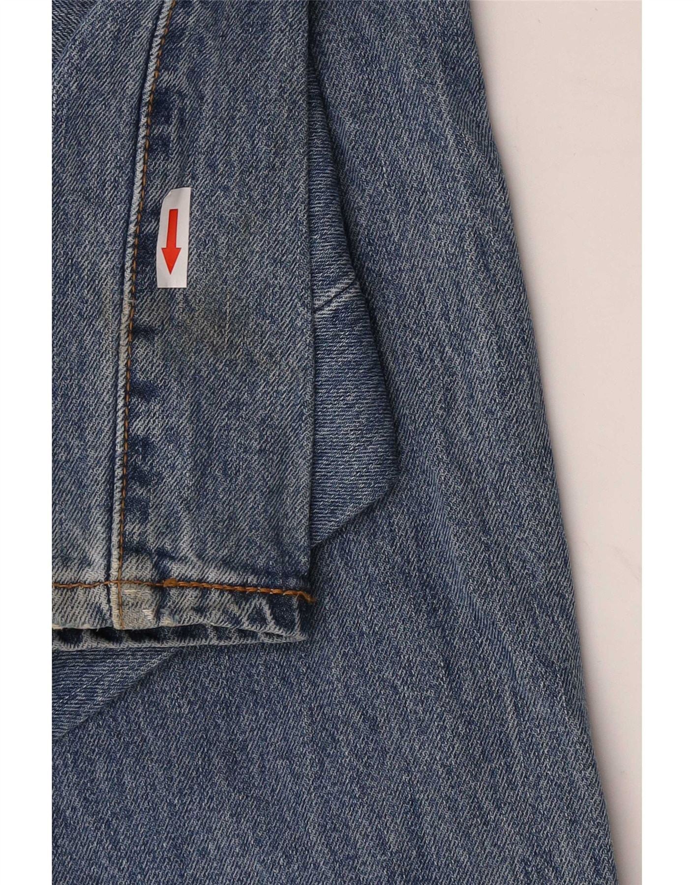 Levi's Mens 501 Straight Jeans W38 L34 Blue Cotton Classic - Image 3