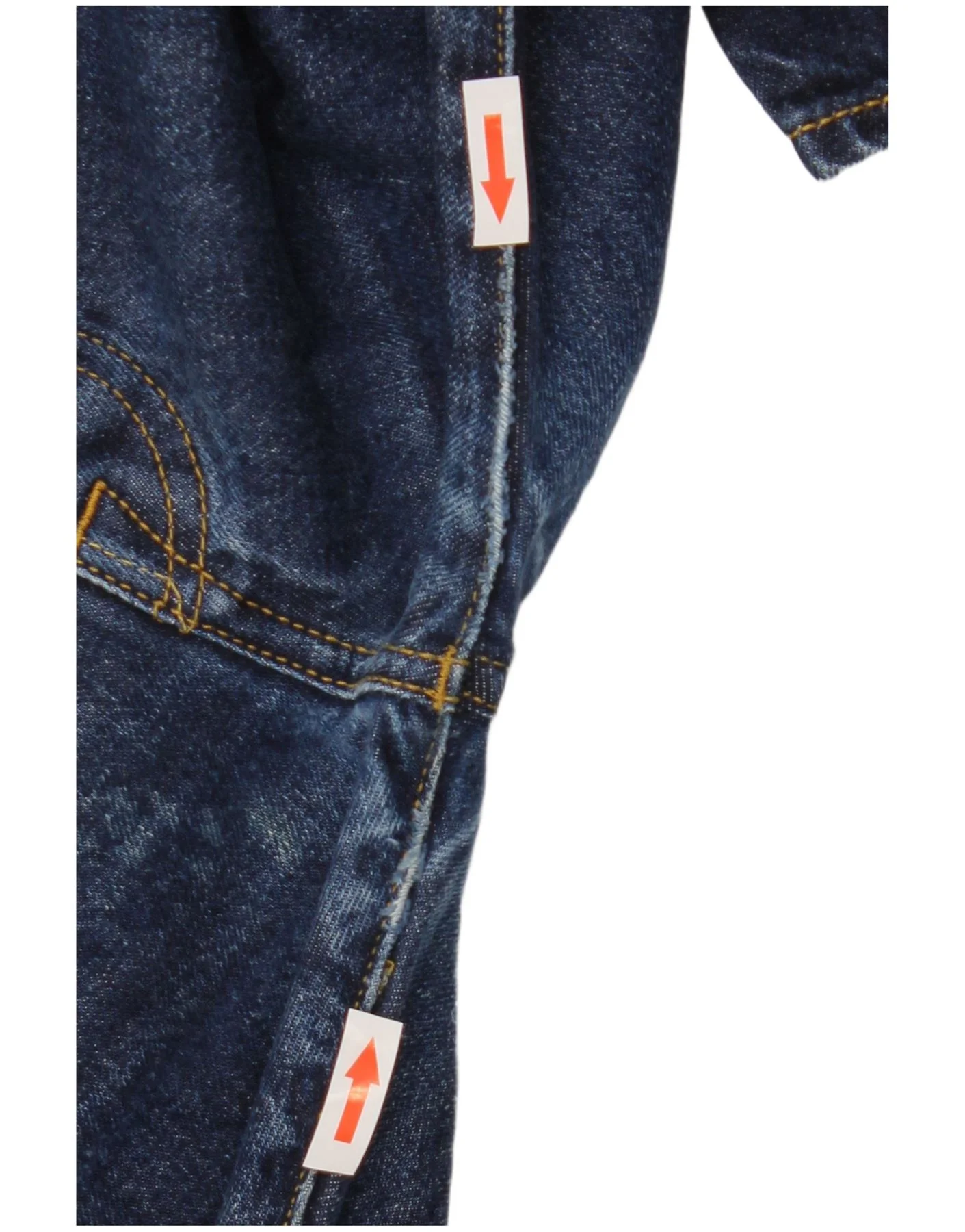 Levi's Mens 501 Straight Jeans W40 L32 Navy Blue - Image 4