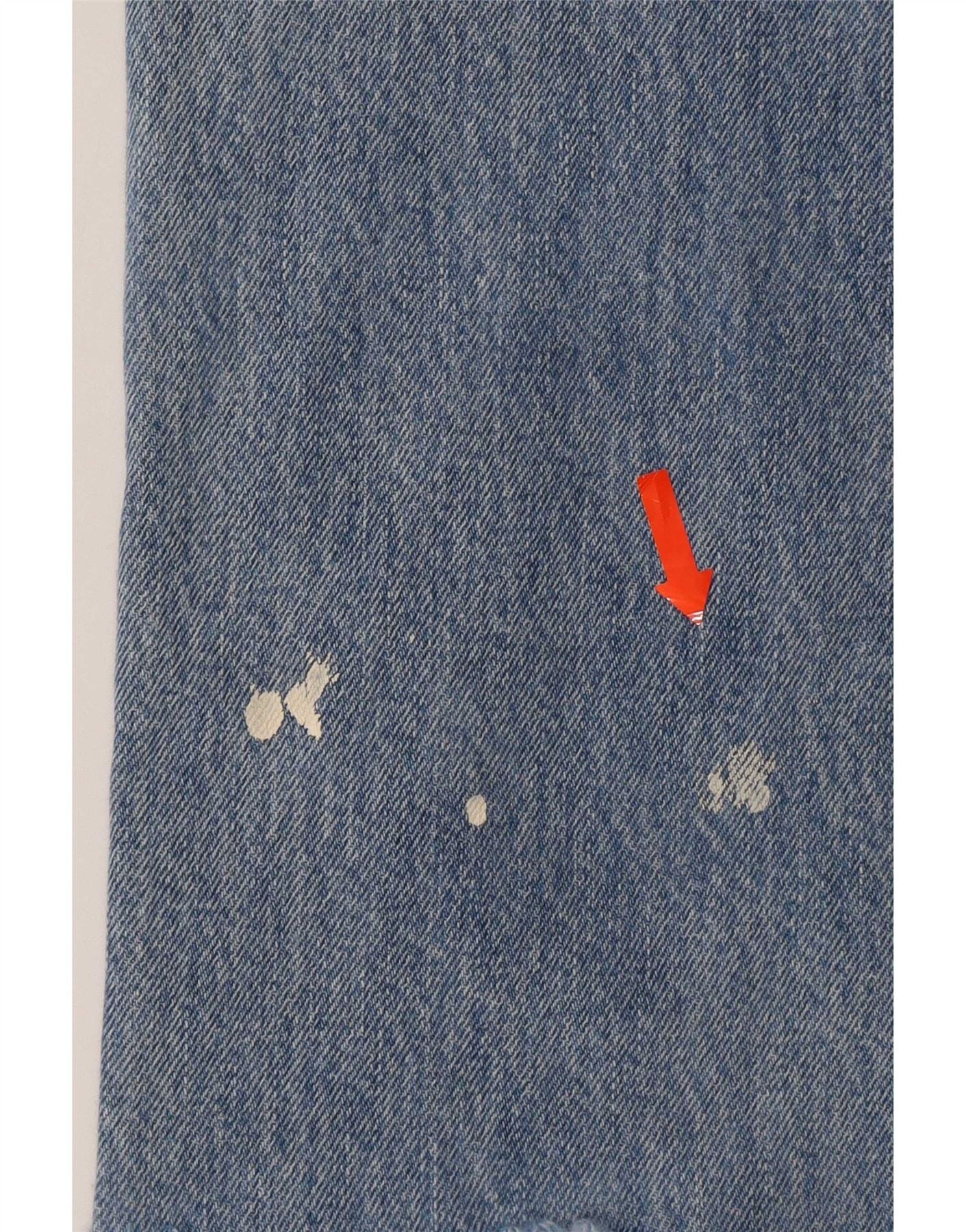 Levi's Mens 501 Straight Jeans W46 L27 Blue Cotton - Image 4