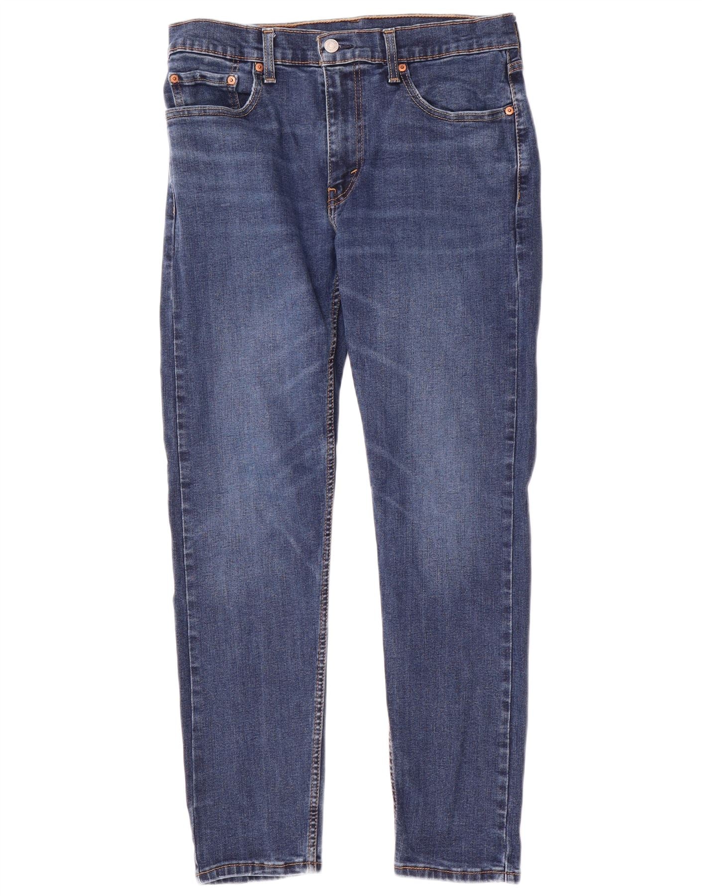 Levi's Mens 502 Hi-Ball Tapered Jeans W32 L29 Blue Cotton