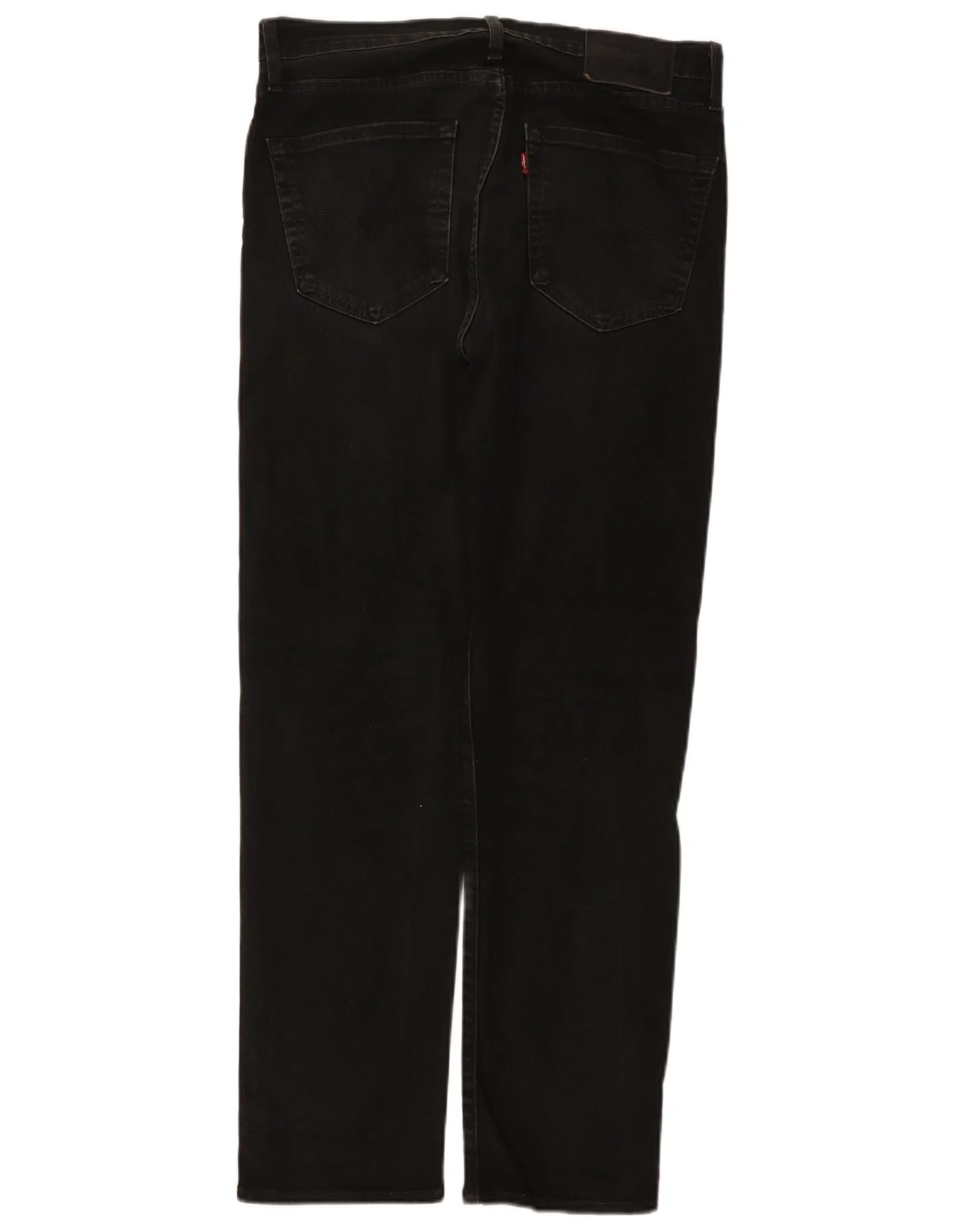 Levi's Mens 502 Tapered Jeans W32 L32 Black Cotton - Image 2