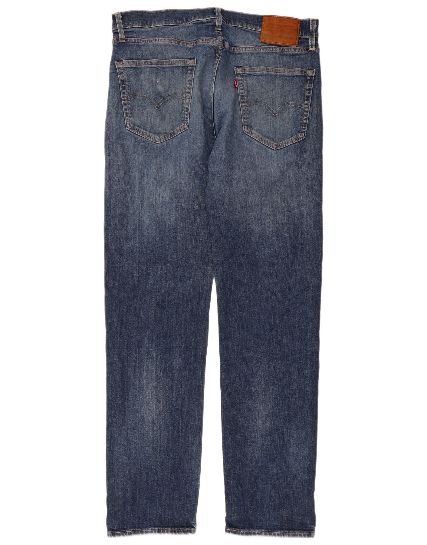 Levi's Mens 502 Tapered Jeans W34 L34 Blue Cotton - Image 2