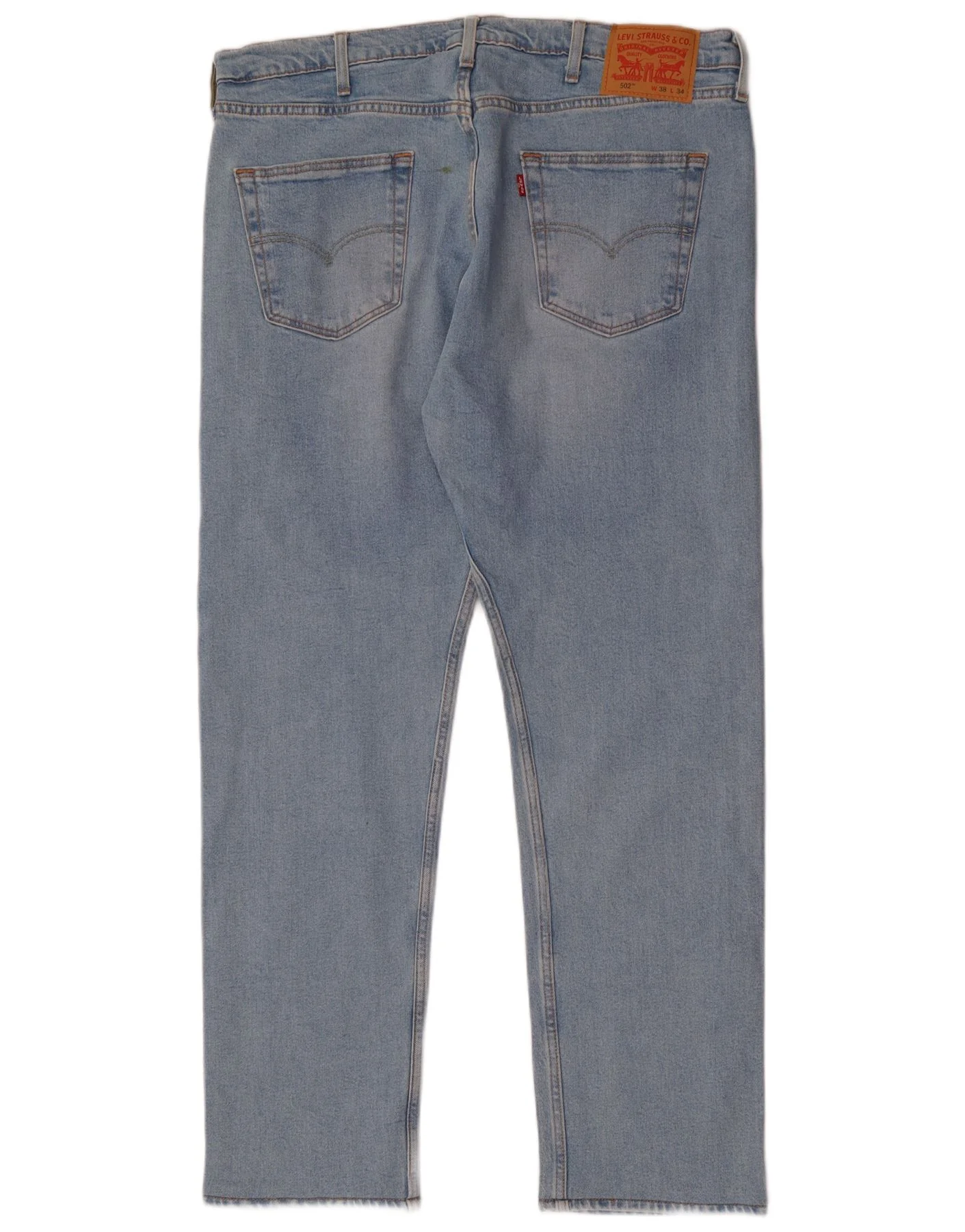 Levi's Mens 502 Tapered Jeans W38 L31 Blue Cotton - Image 2