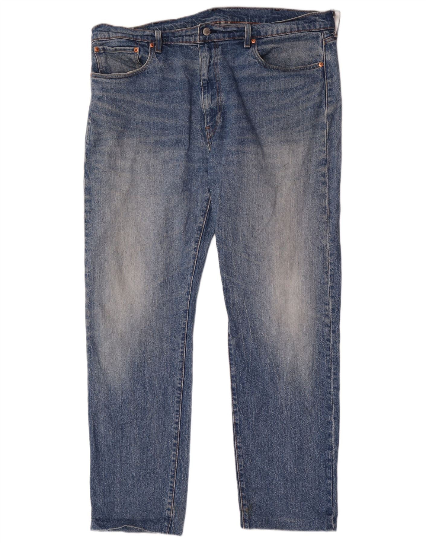 Levi's Mens 502 Tapered Jeans W40 L33 Blue Cotton