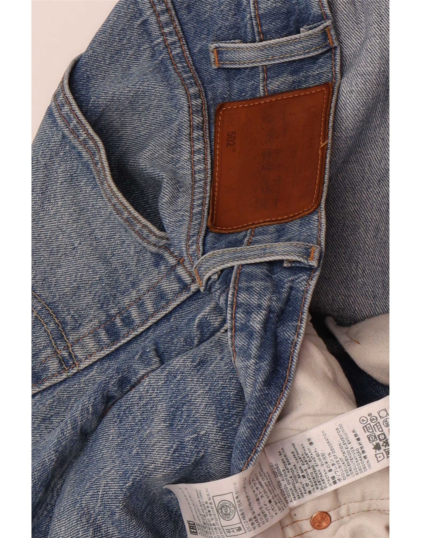 Levi's Mens 502 Tapered Jeans W40 L33 Blue Cotton - Image 5