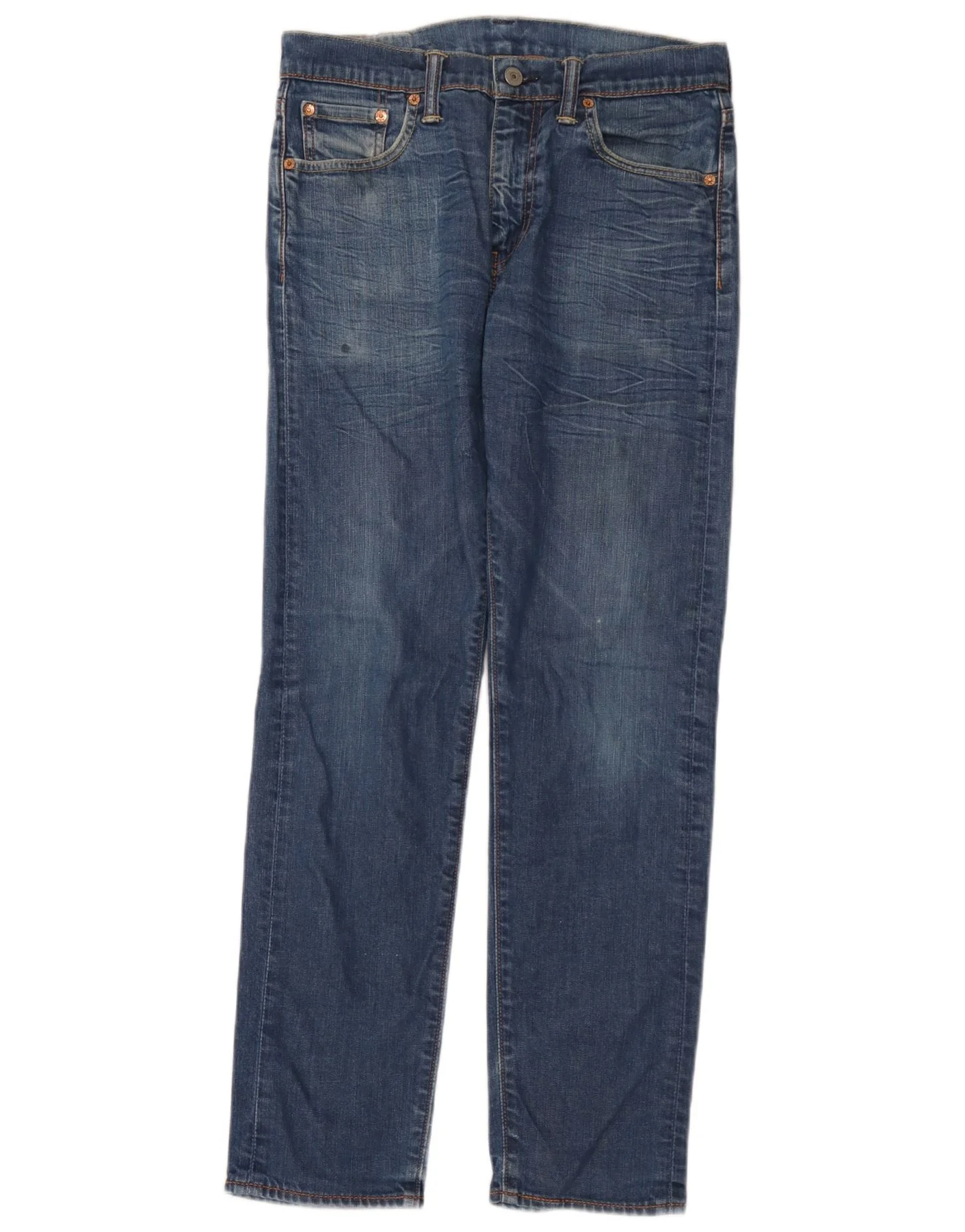 Levi's Mens 508 Straight Jeans W30 L30 Blue Cotton