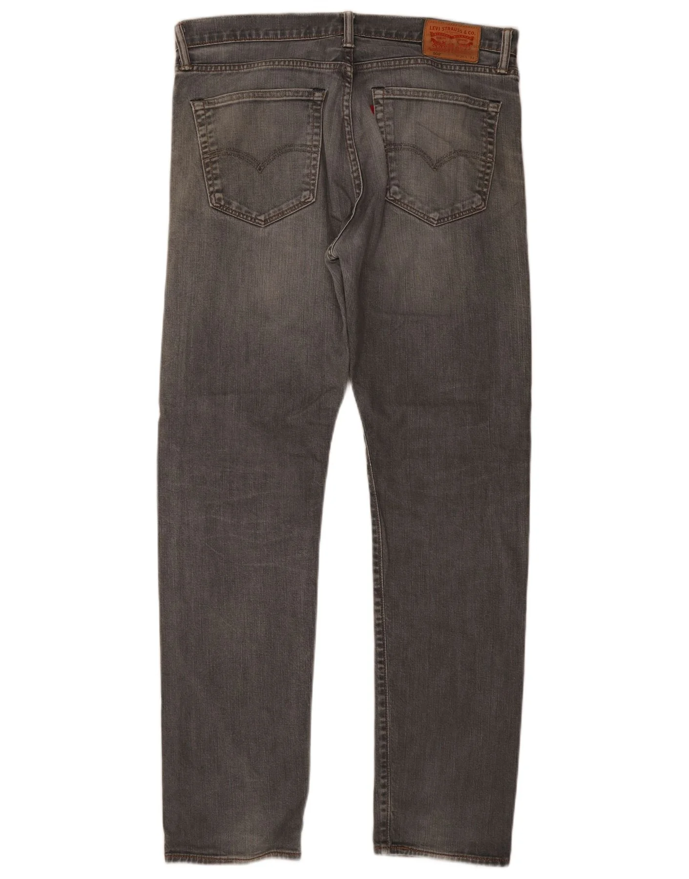 Levi's Mens 508 Tapered Jeans W36 L34 Grey Cotton - Image 2