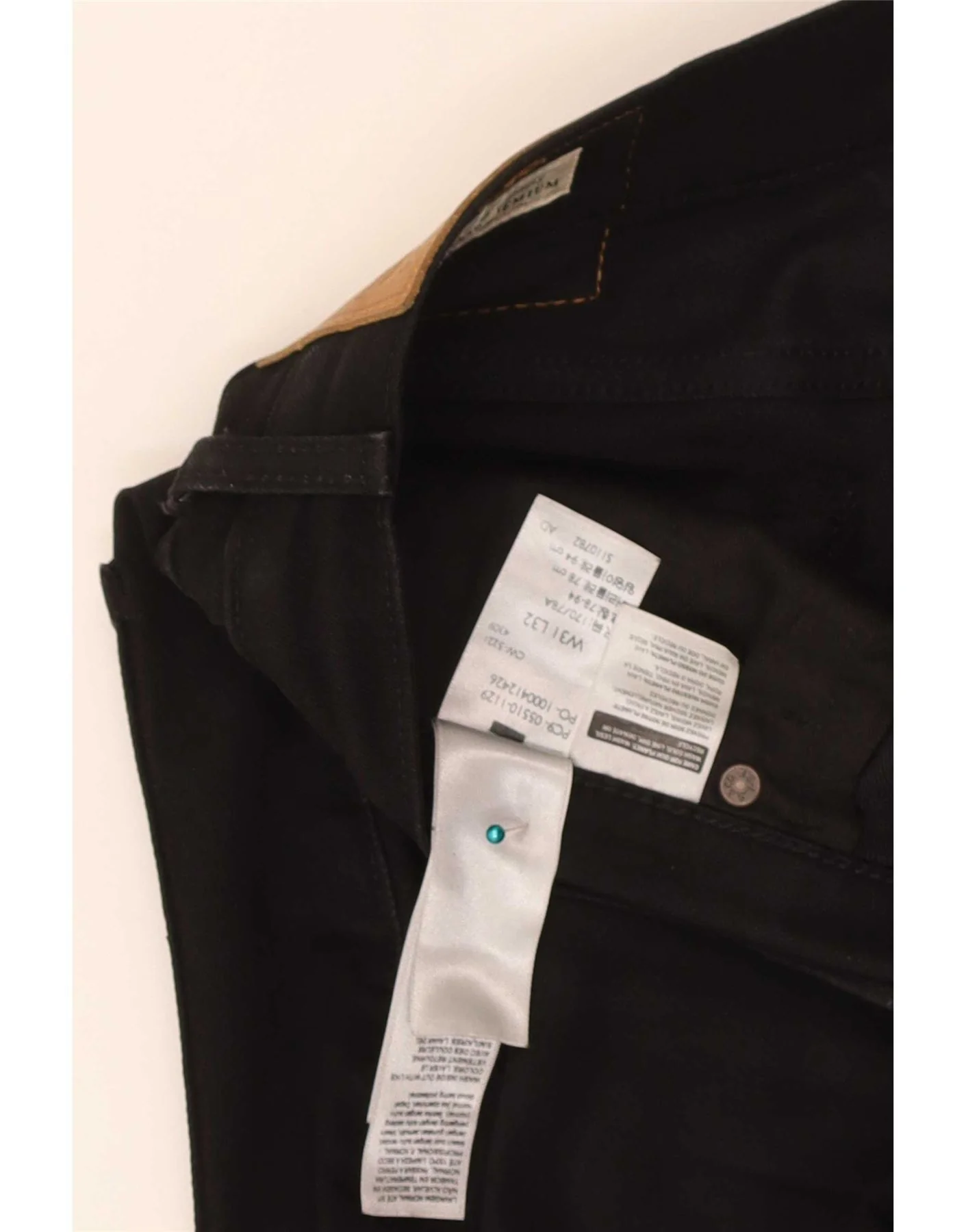 Levi's Mens 510 Skinny Jeans W31 L32 Black Cotton - Image 3