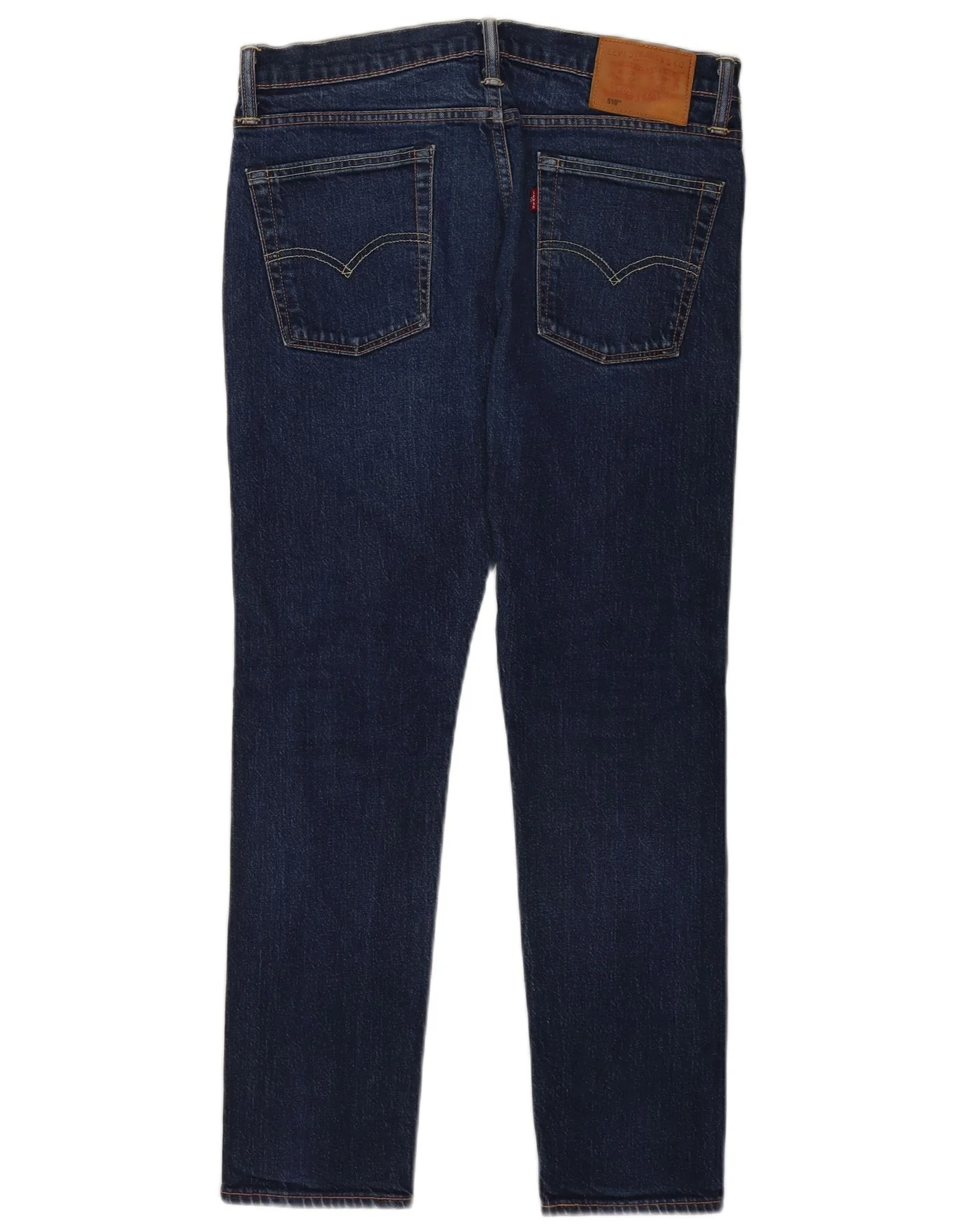 Levi's Mens 510 Skinny Jeans W33 L27 Navy Blue Cotton - Image 2