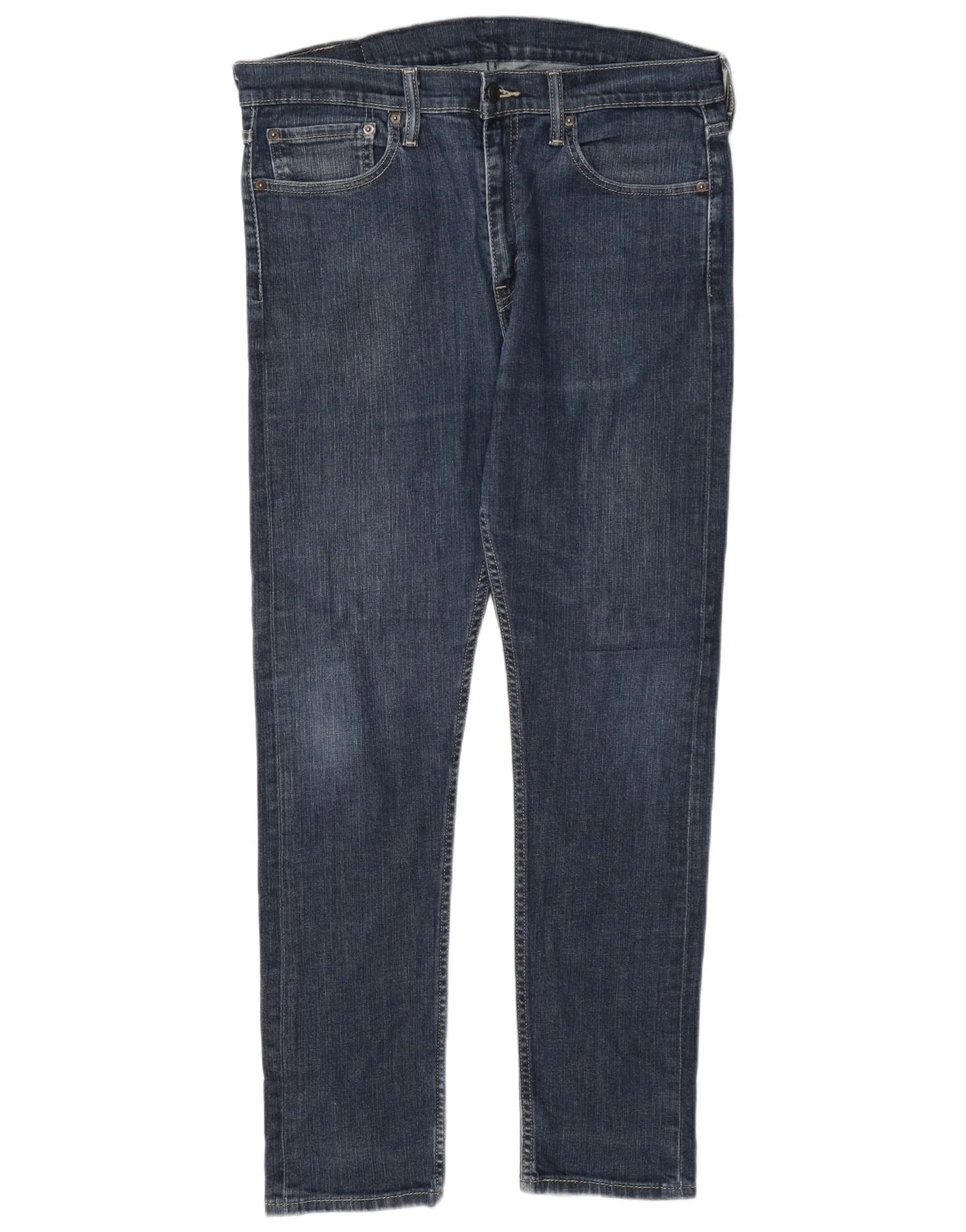 Levi's Mens 510 Skinny Jeans W34 L32 Blue Cotton