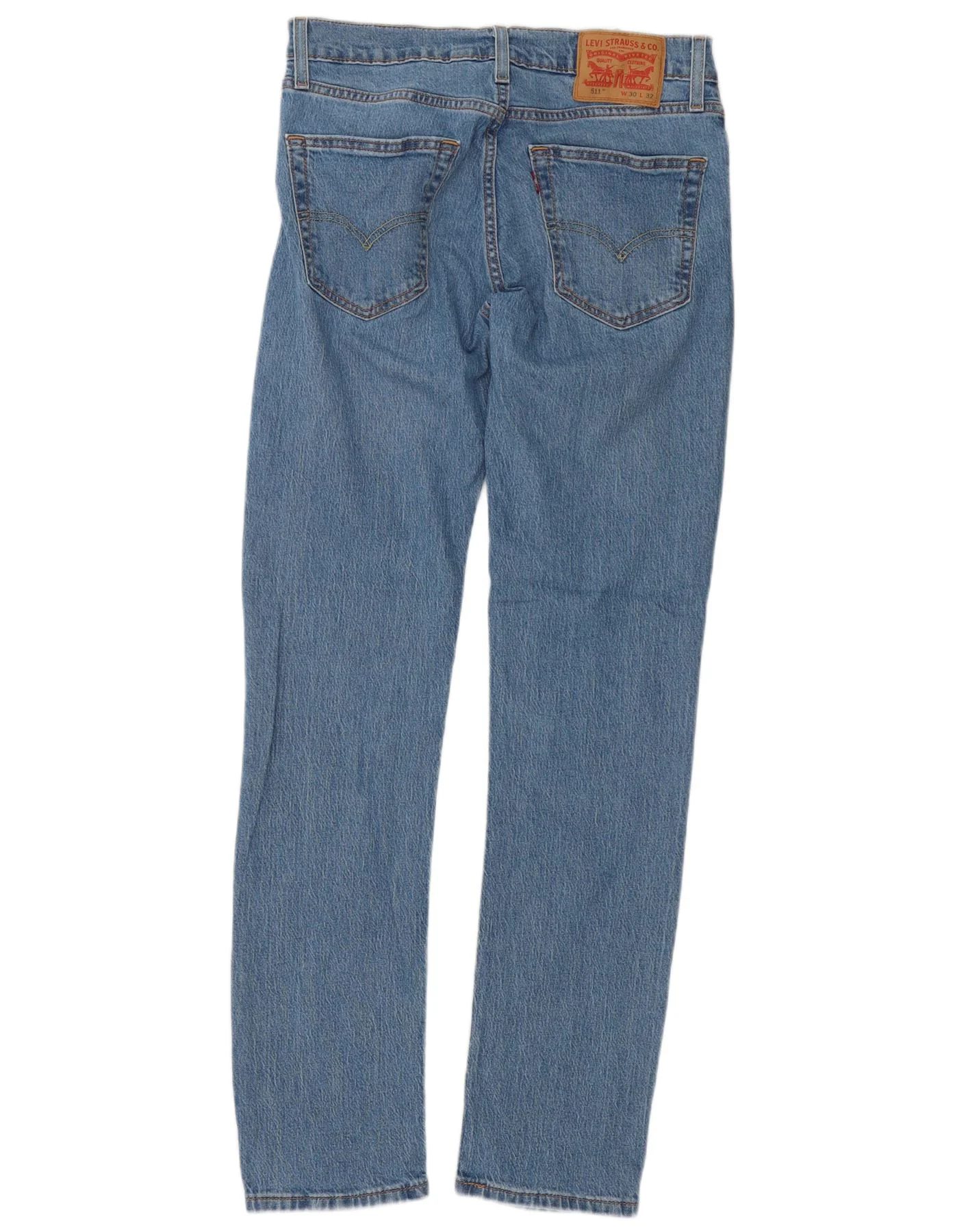 Levi's Mens 511 Slim Jeans W30 L32 Blue Cotton - Image 2