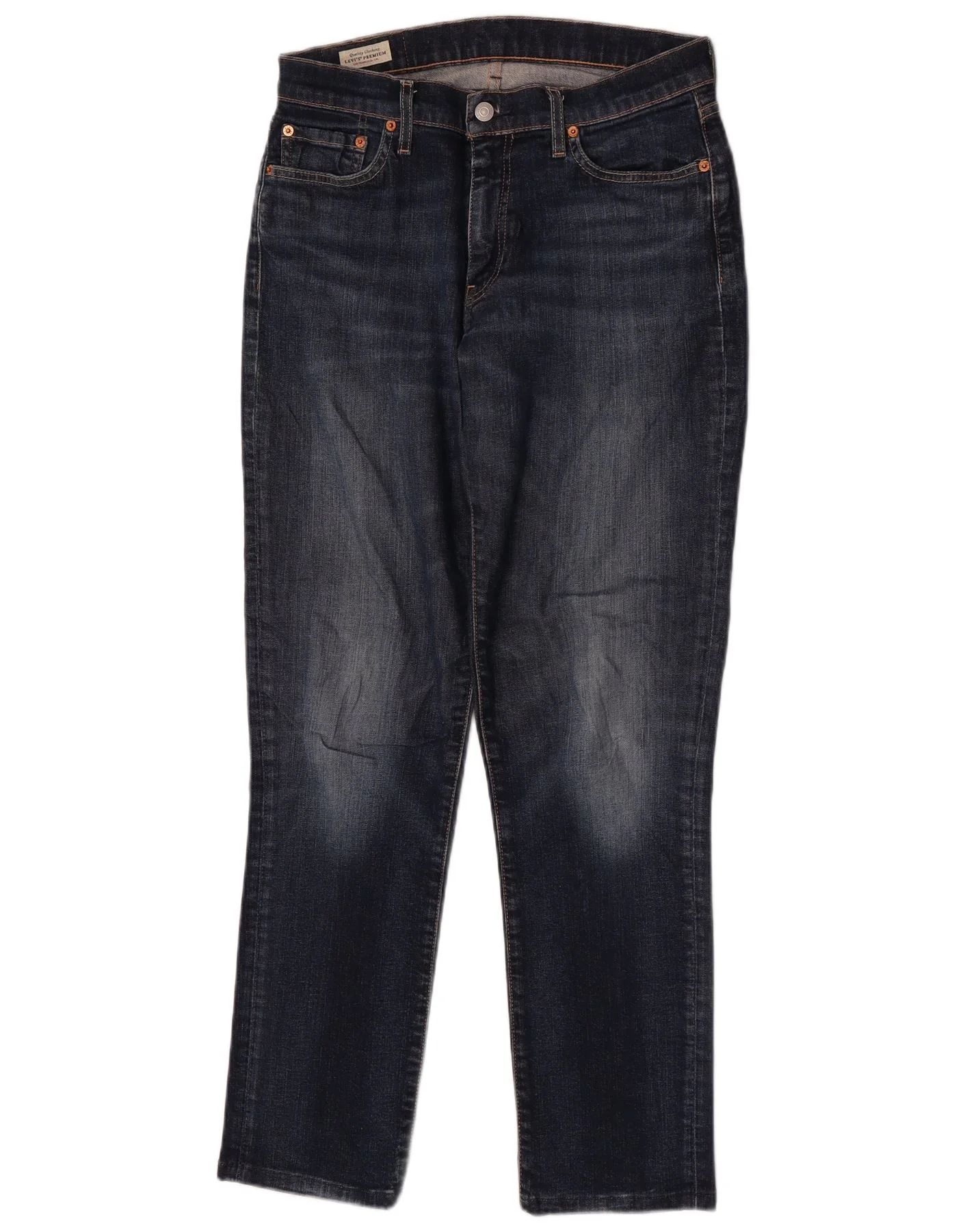 Levi's Mens 511 Slim Jeans W30 L32 Navy Blue Cotton