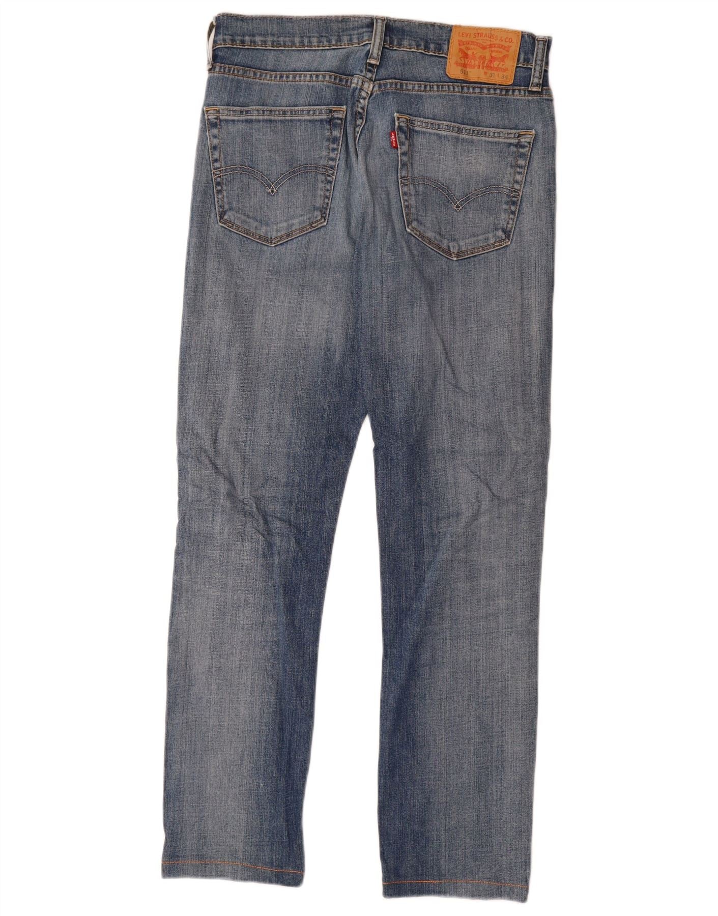 Levi's Mens 511 Slim Jeans W31 L30 Blue Cotton - Image 2