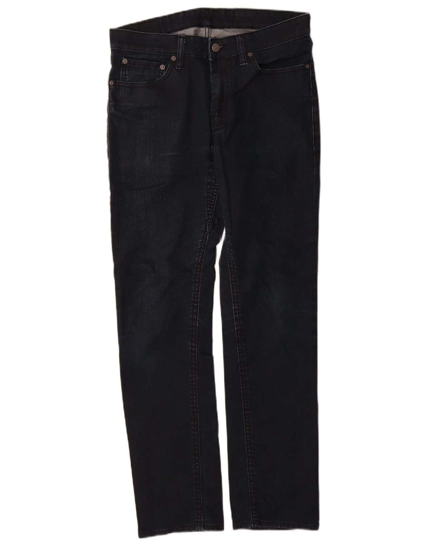 Levi's Mens 511 Slim Jeans W32 L32 Navy Blue Cotton