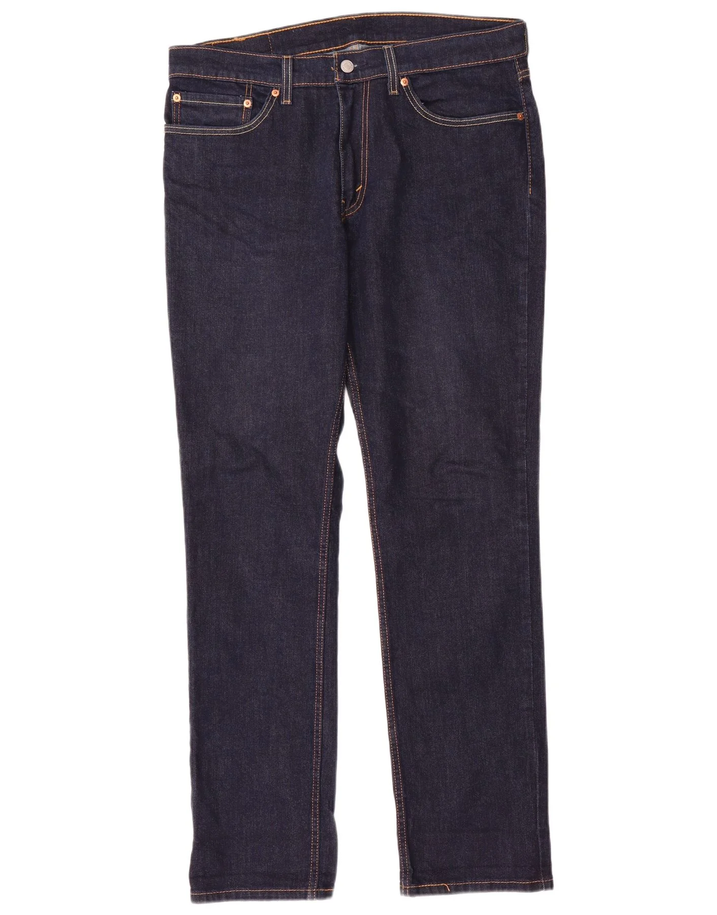 Levi's Mens 511 Slim Jeans W34 L32 Navy Blue Cotton