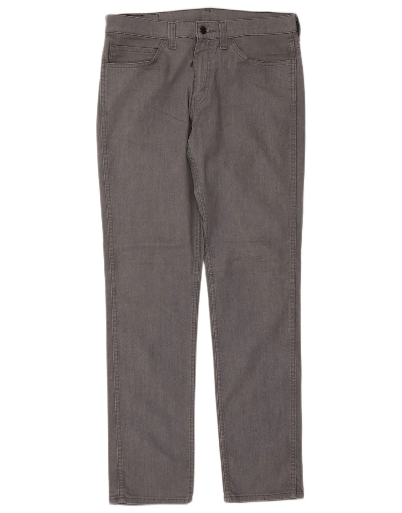 Levi's Mens 511 Slim Jeans W34 L34 Grey Cotton