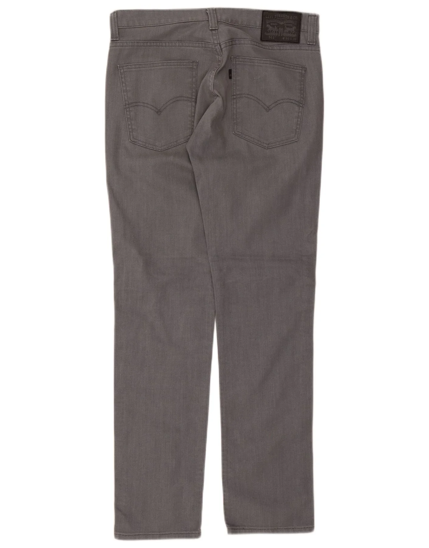 Levi's Mens 511 Slim Jeans W34 L34 Grey Cotton - Image 2