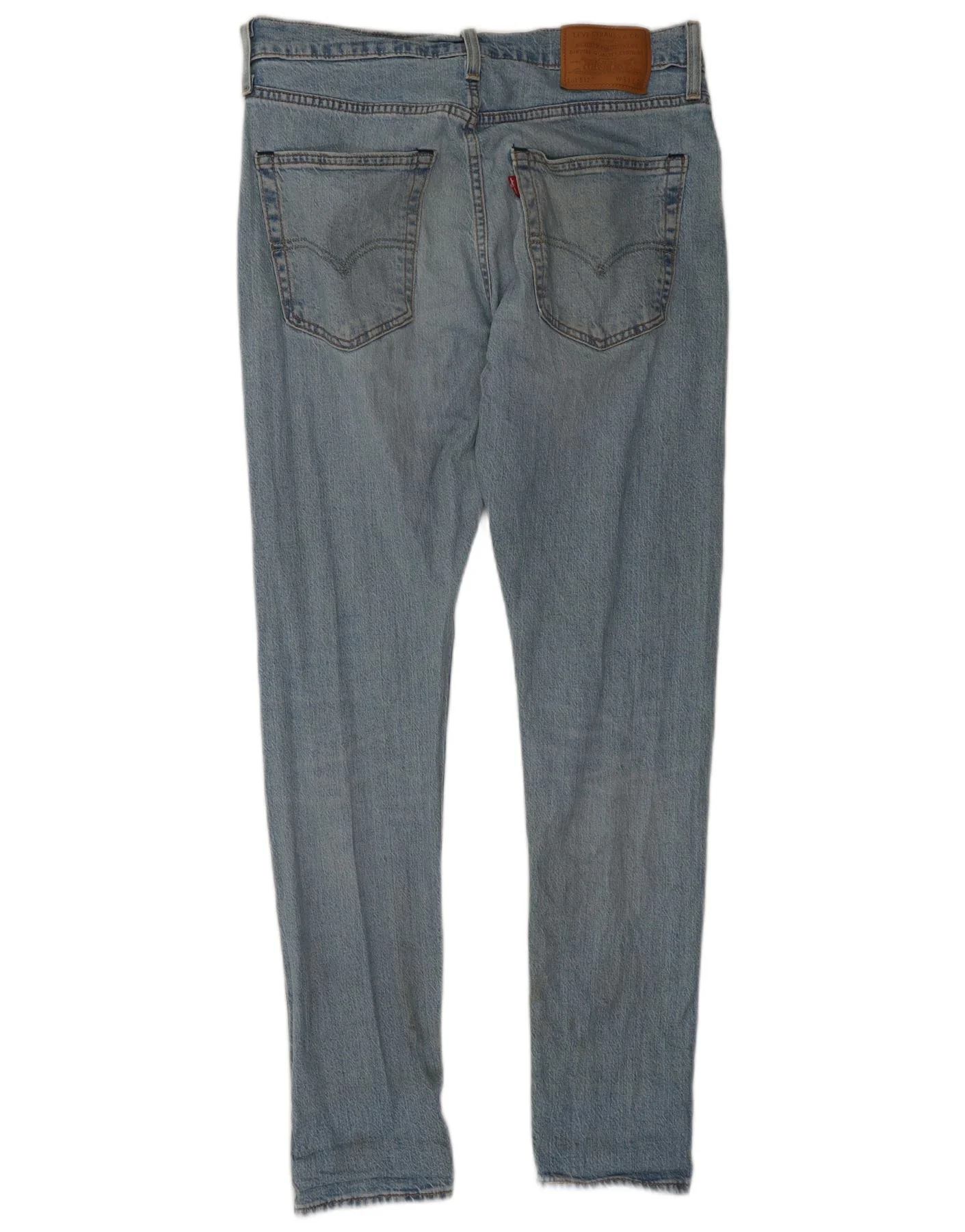 Levi's Mens 512 Slim Jeans W31 L32 Blue Cotton - Image 2