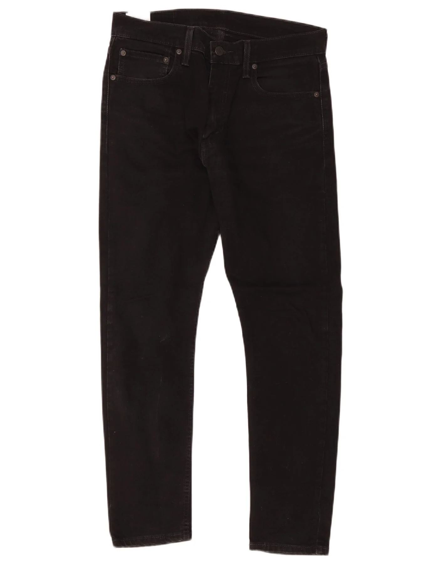 Levi's Mens 512 Slim Tapered Jeans W32 L30 Black Cotton