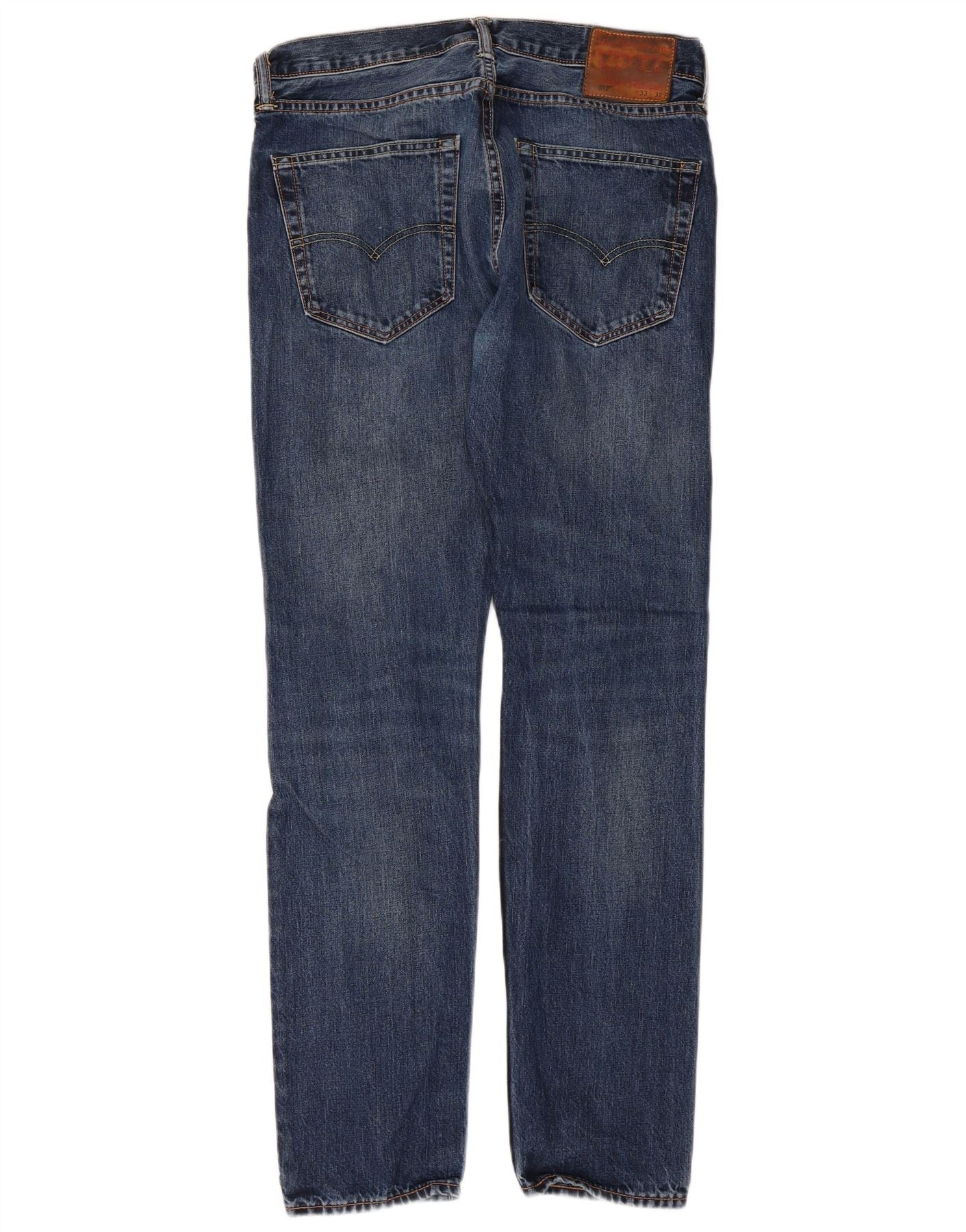 Levi's Mens 512 Slim Tapered Jeans W33 L32 Blue Cotton - Image 2