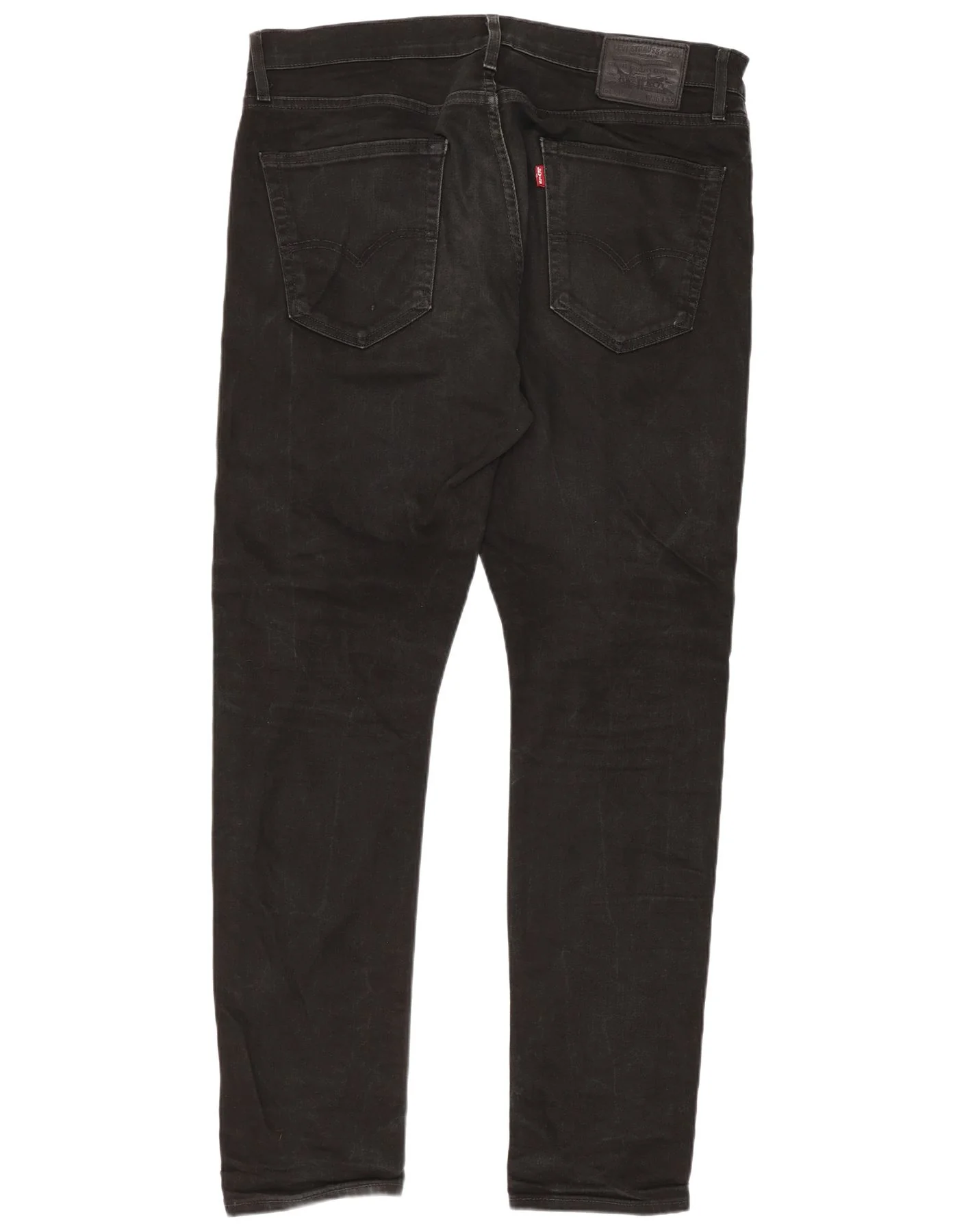 Levi's Mens 512 Tapered Slim Jeans W36 L32 Black Cotton - Image 2