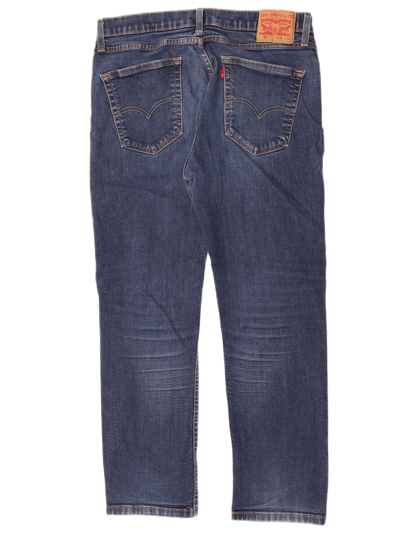 Levi's Mens 514 Straight Jeans W36 L27 Blue Cotton - Image 2