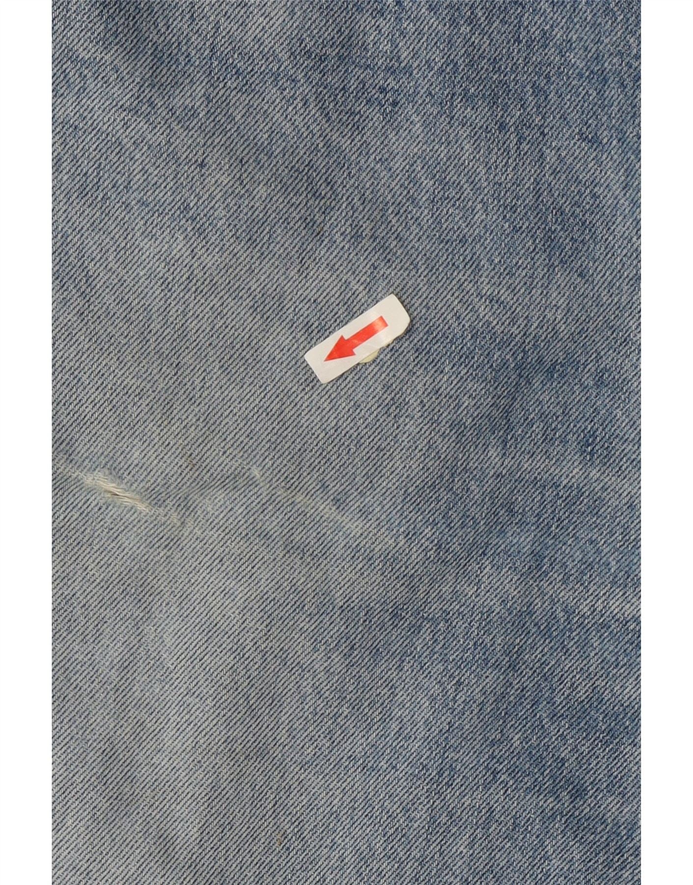 Levi's Mens 515 Denim Shorts W33 Medium Blue Cotton - Image 3
