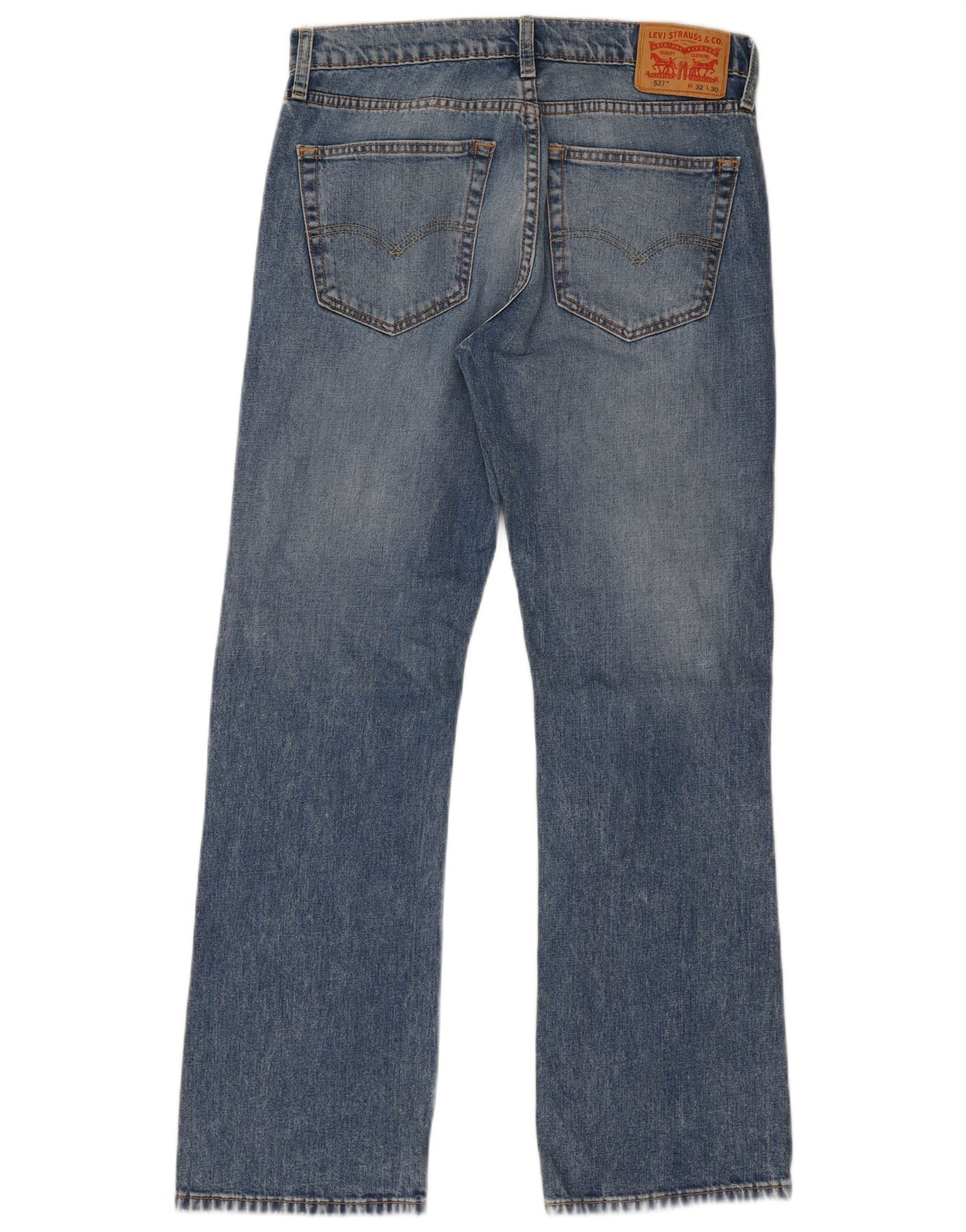 Levi's Mens 527 Slim Bootcut Jeans W32 L30 Blue Cotton - Image 2