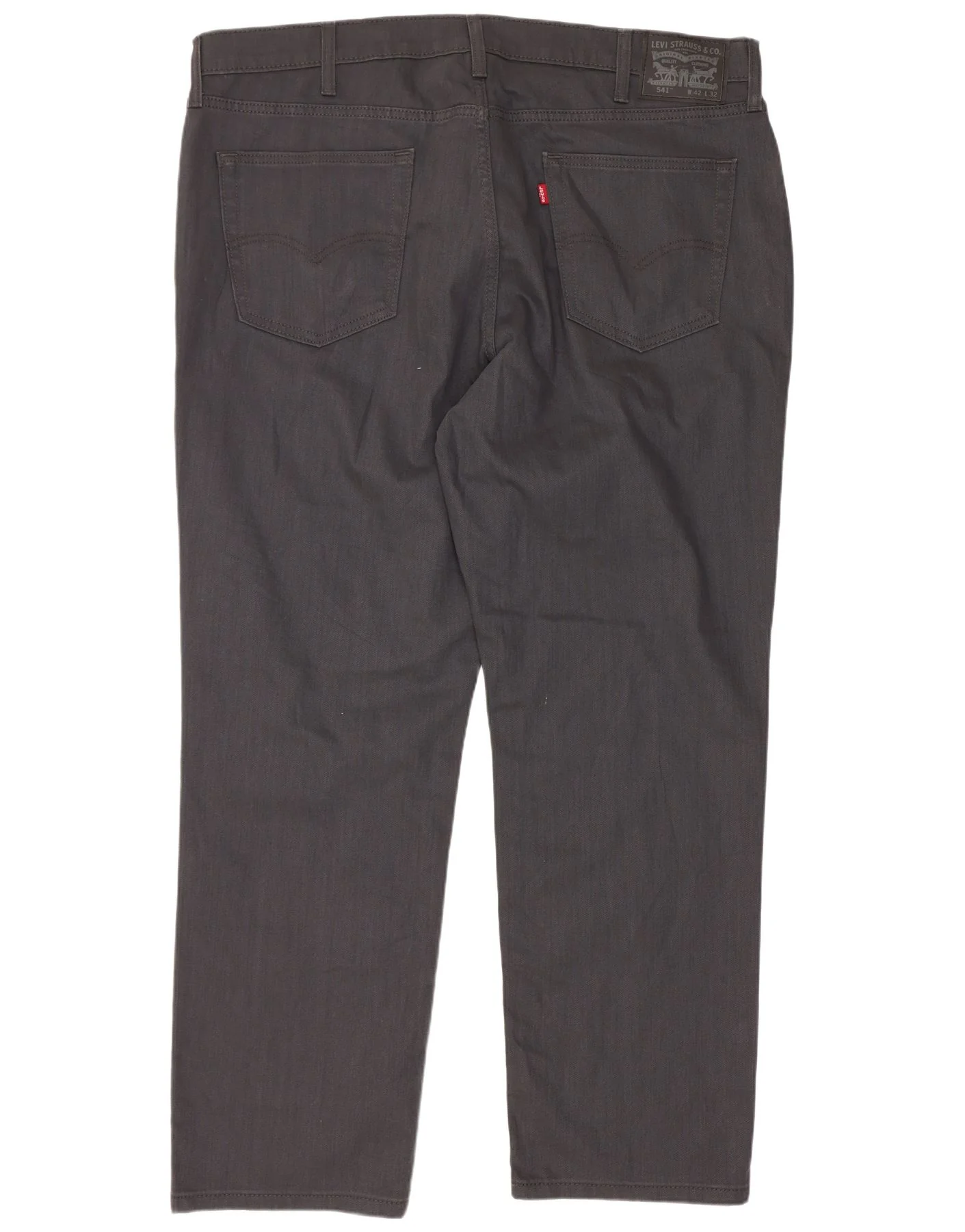Levi's Mens 541 Athletic Tapered Jeans W42 L32 Grey Cotton - Image 2