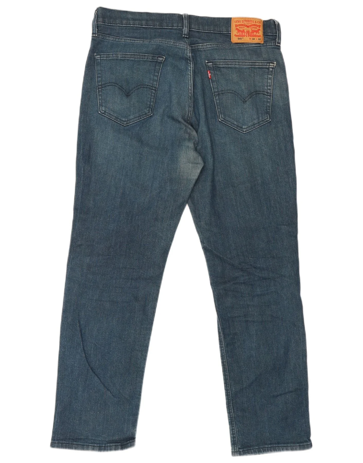 Levi's Mens 541 Tapered Jeans W34 L32 Blue Cotton - Image 2