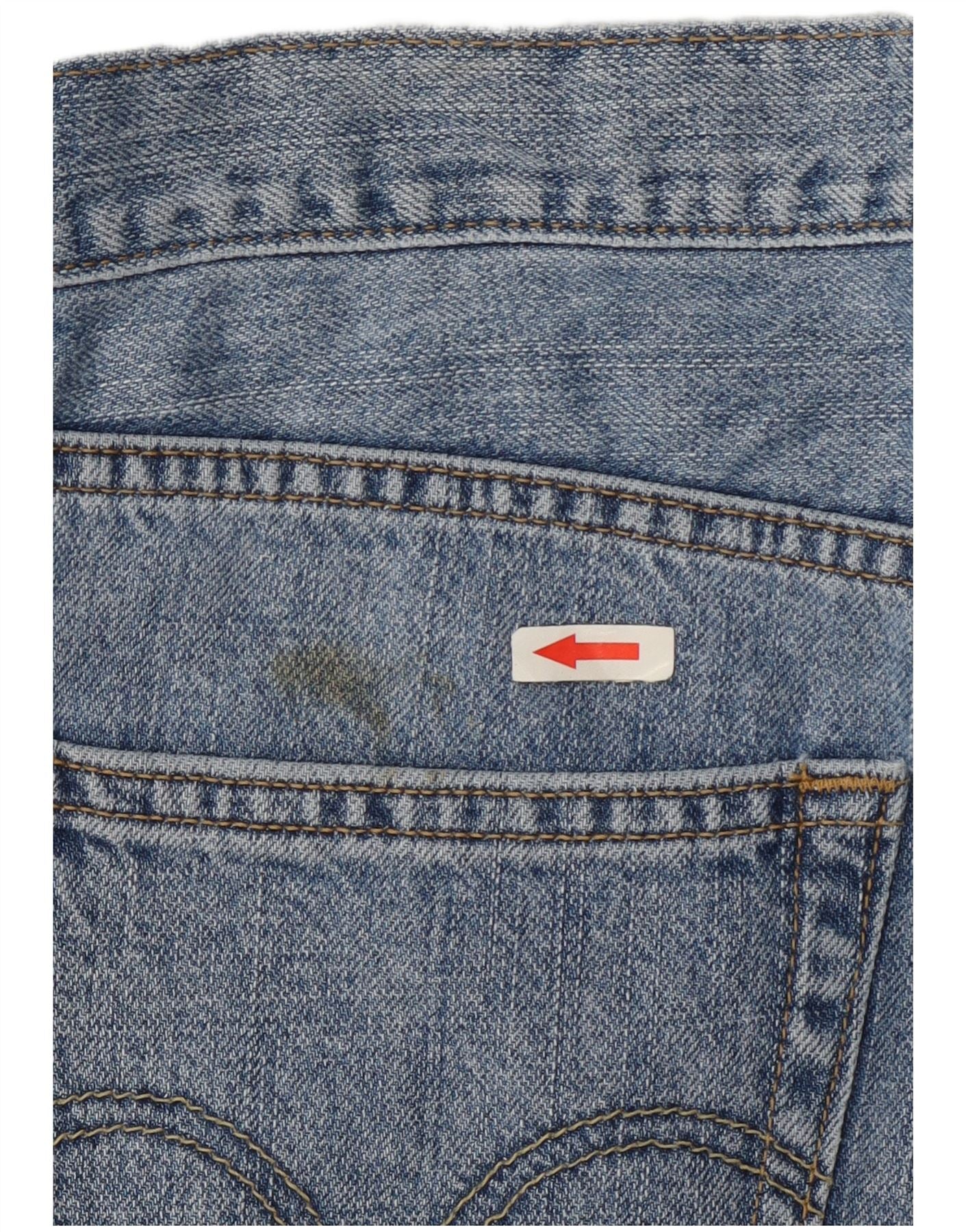 Levi's Mens 550 Relaxed Fit Denim Shorts W36 Large Blue Cotton - Image 3