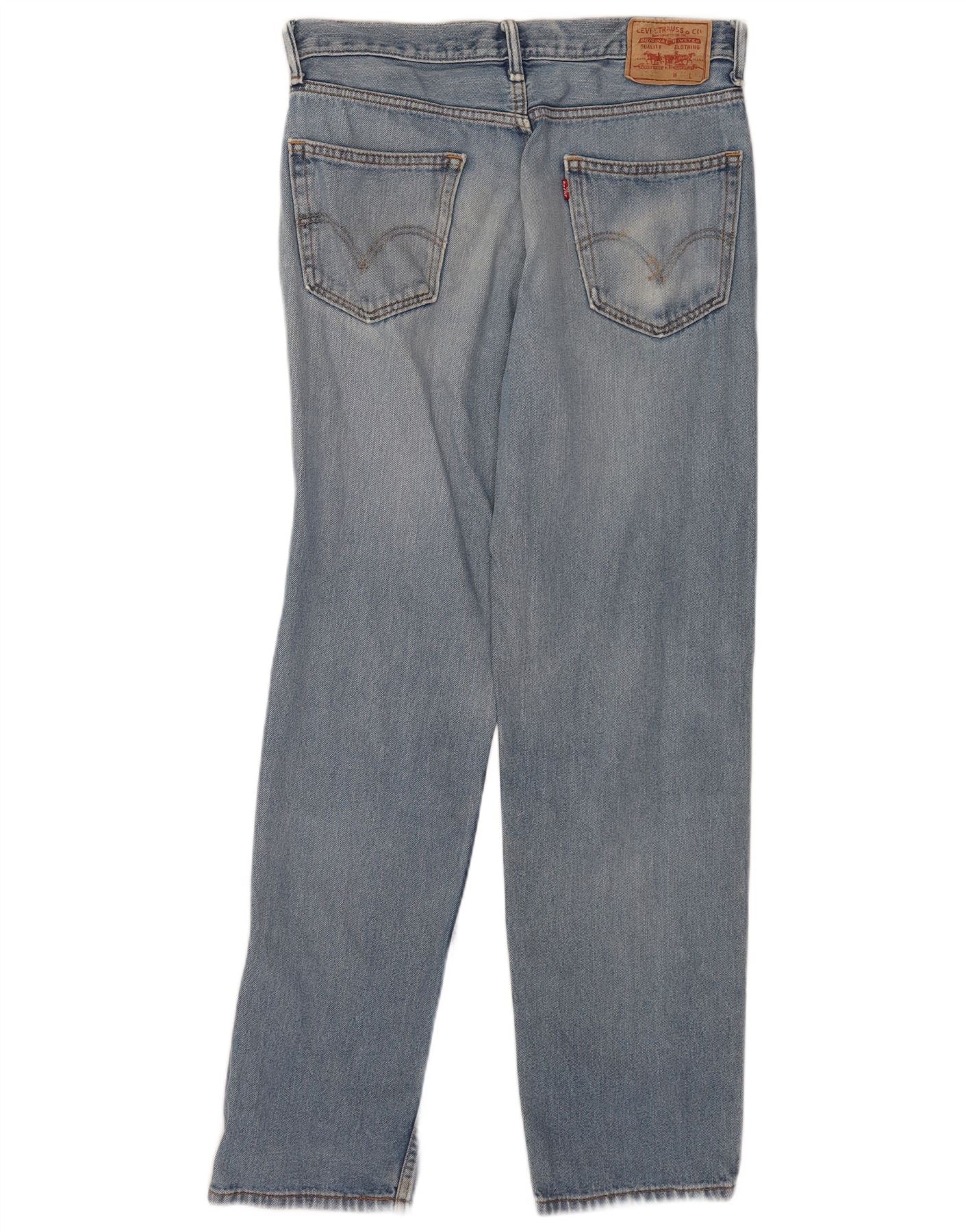 Levi's Mens 550 Relaxed Fit Straight Jeans W34 L34 Blue - Image 2
