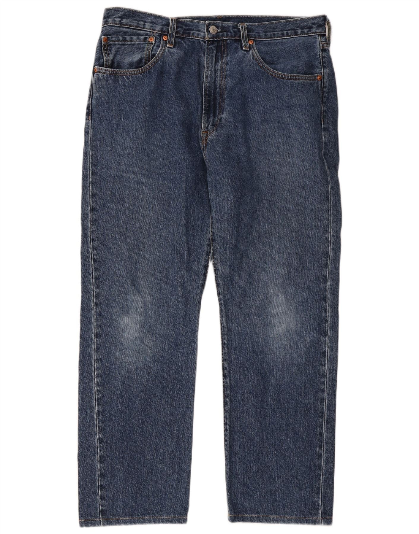 Levi's Mens 551 Straight Jeans W34 L29 Blue Cotton