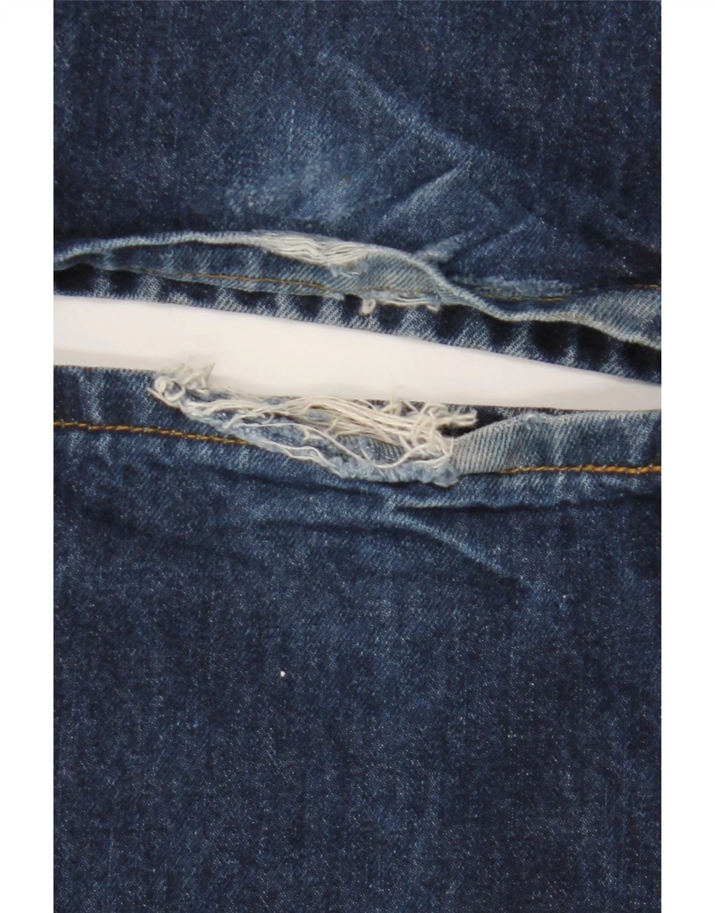 Levi's Mens 751 Straight Jeans W34 L34 Navy Blue Cotton - Image 3