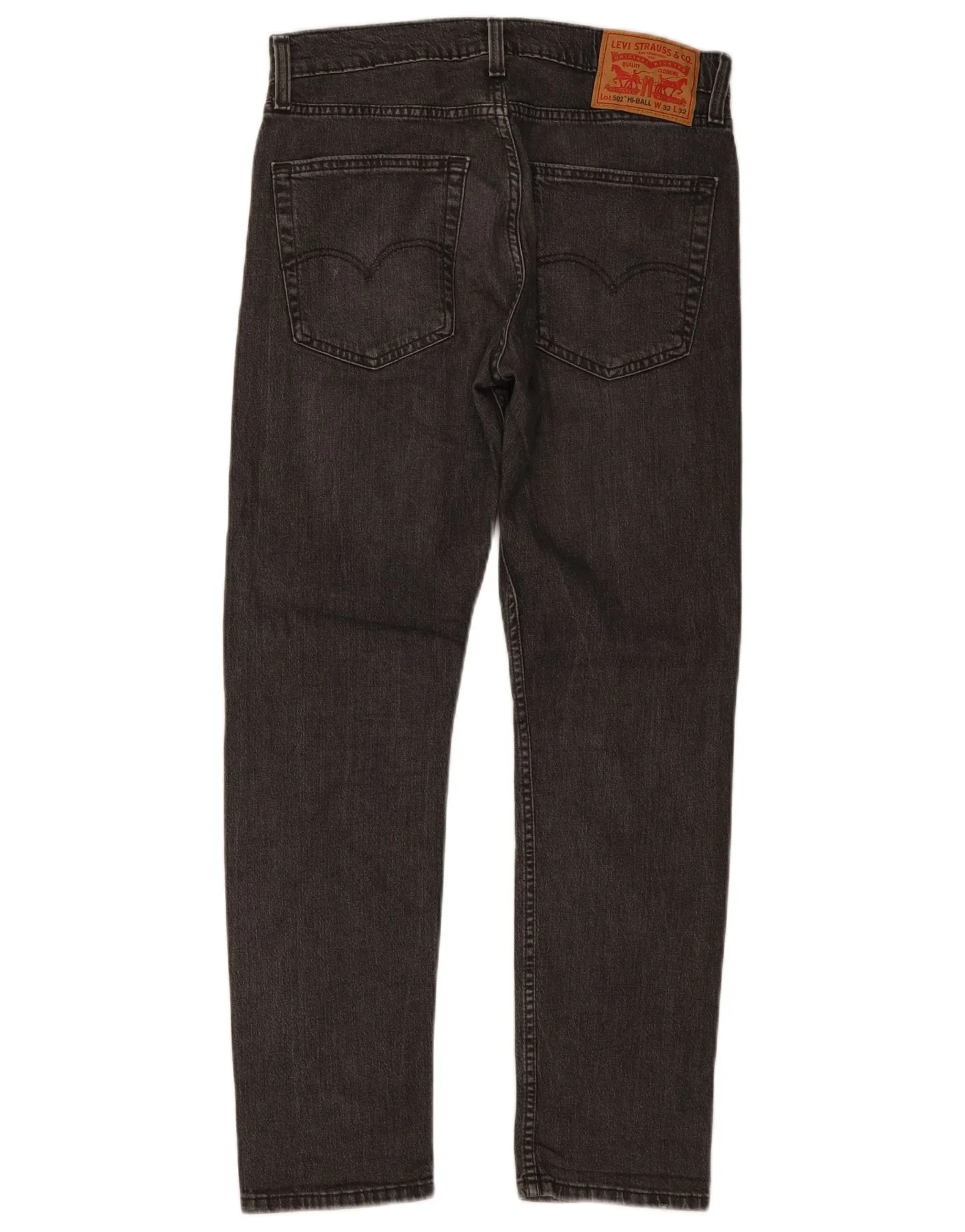 Levi's Mens Hi-Ball Tapered Jeans W32 L32 Grey Cotton - Image 2