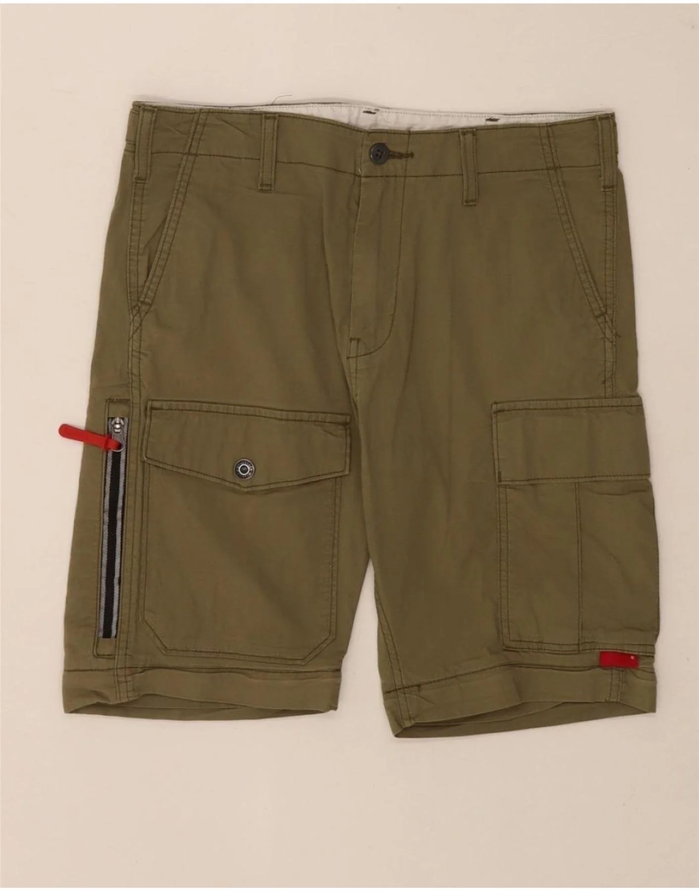 Levi's Mens Regular Cargo Shorts W29 Medium Khaki Cotton