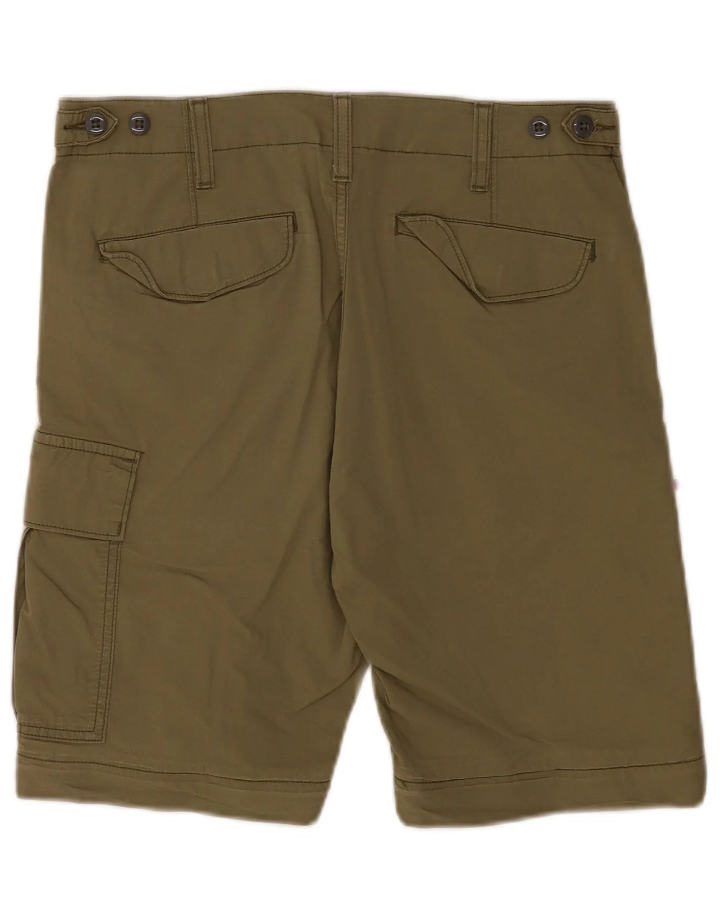 Levi's Mens Regular Cargo Shorts W29 Medium Khaki Cotton - Image 2