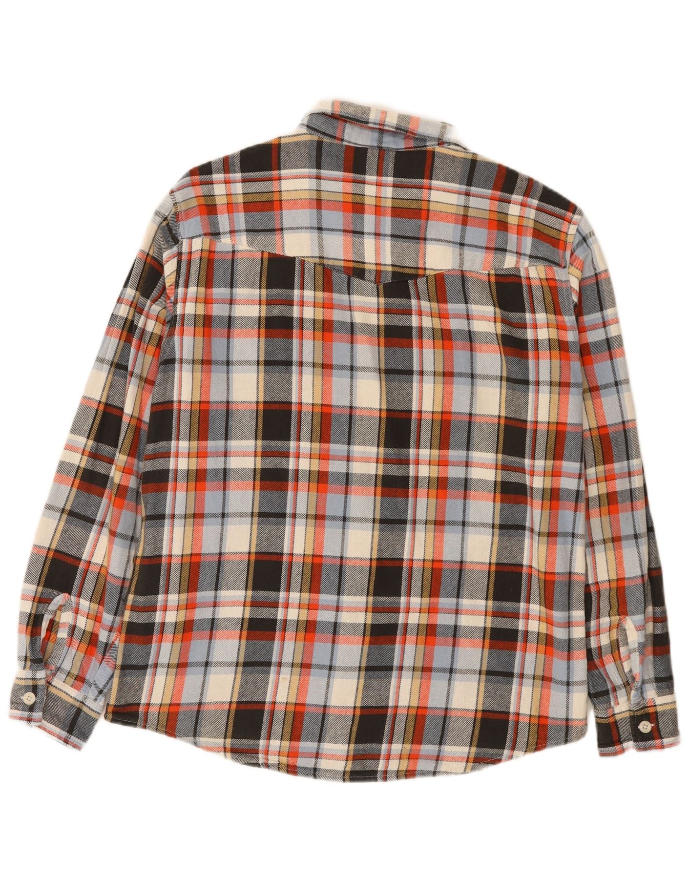 Levi's Mens Relaxed Flannel Shirt Medium Multicoloured Check Cotton - Image 2