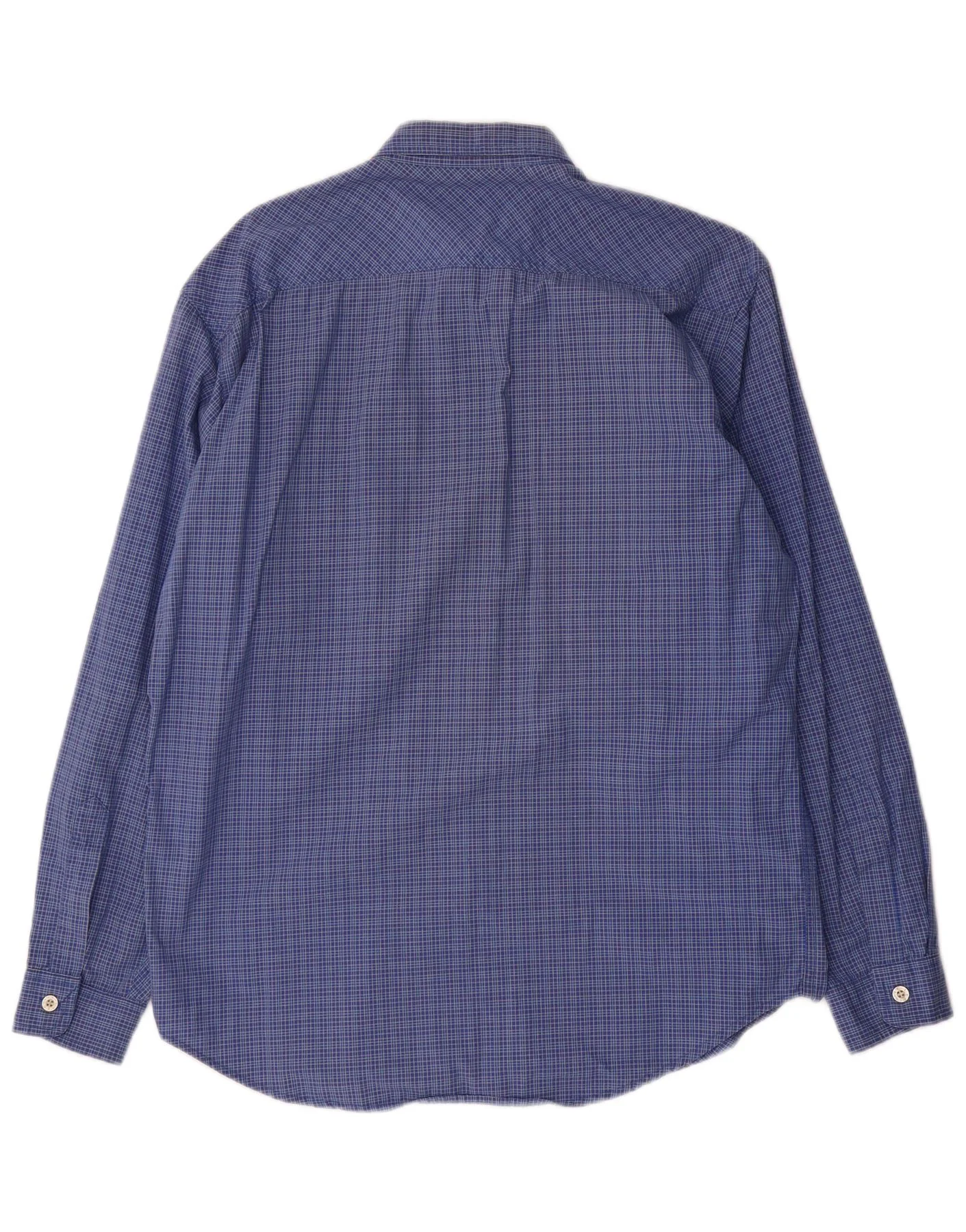 Levi's Mens Shirt Medium Blue Check Cotton - Image 2