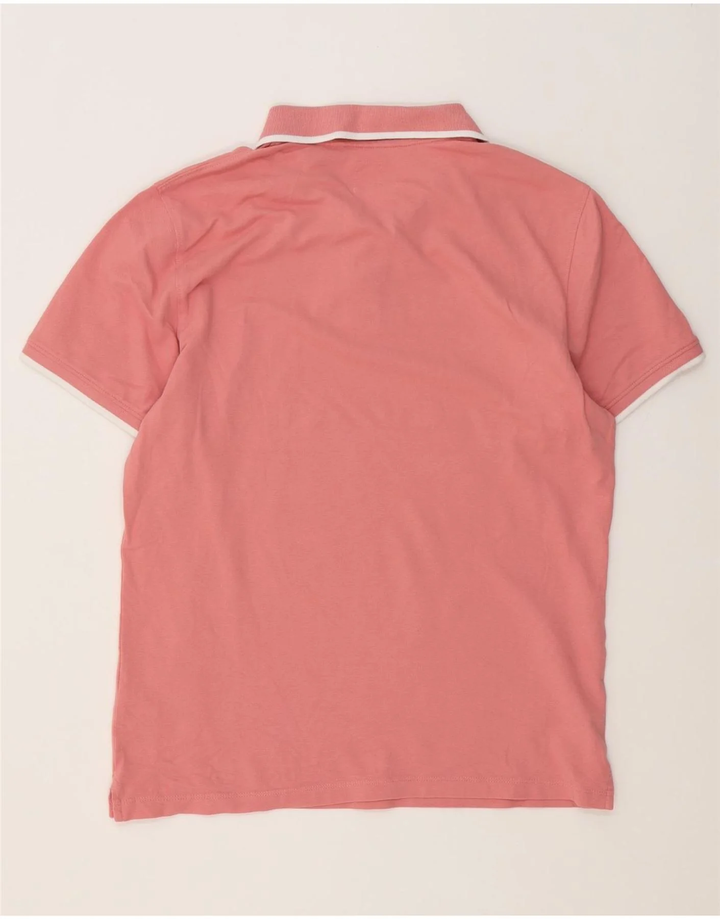 Levi's Mens Slim Fit Polo Shirt Large Pink Cotton - Image 2