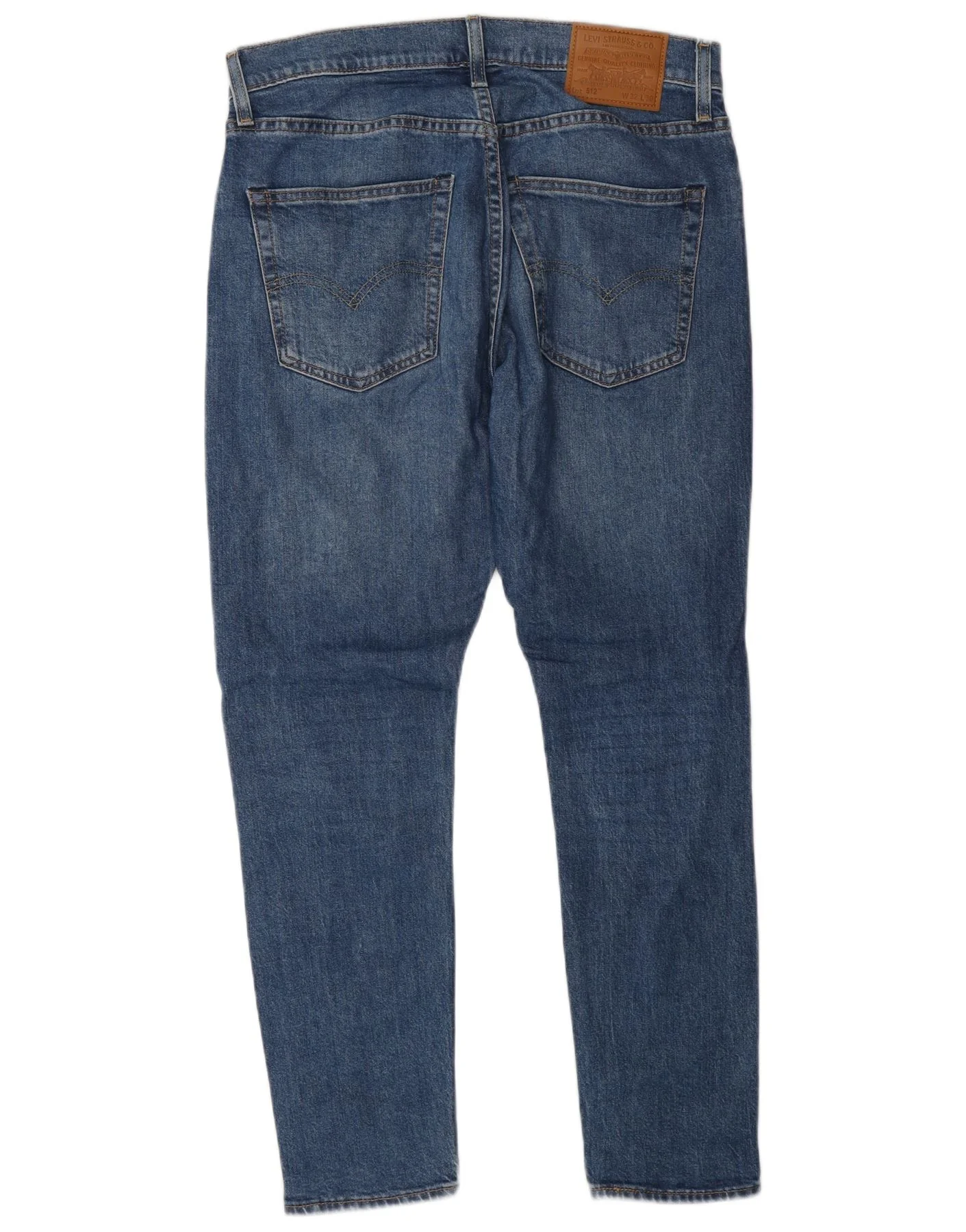 Levi's Mens Slim Jeans W32 L30 Blue Cotton - Image 2