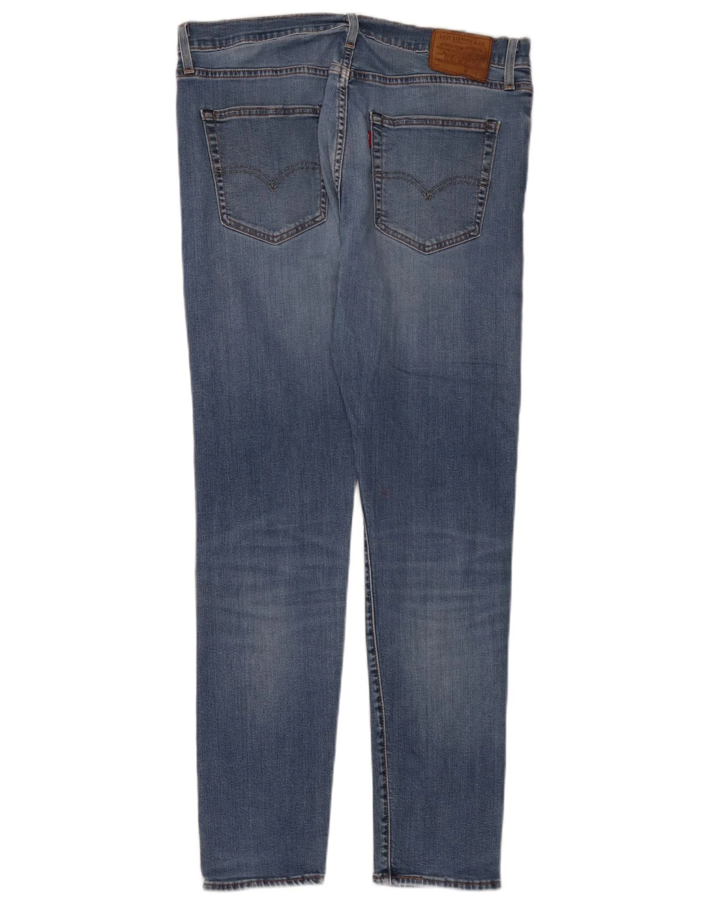 Levi's Mens Slim Jeans W34 L32 Blue Cotton - Image 2