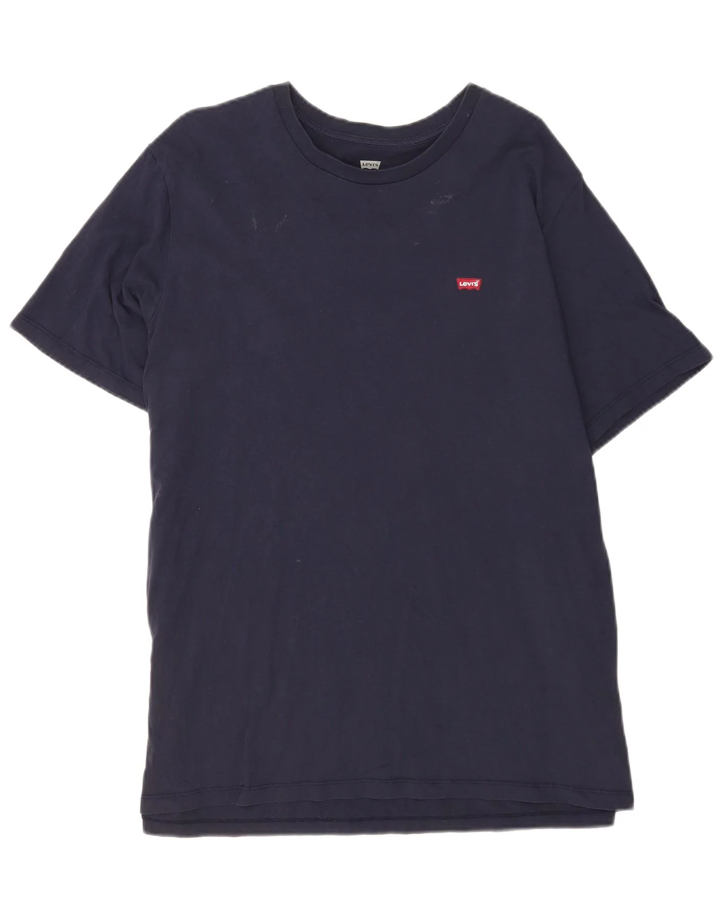 Levi's Mens Standard Fit T-Shirt Top XL Navy Blue Cotton