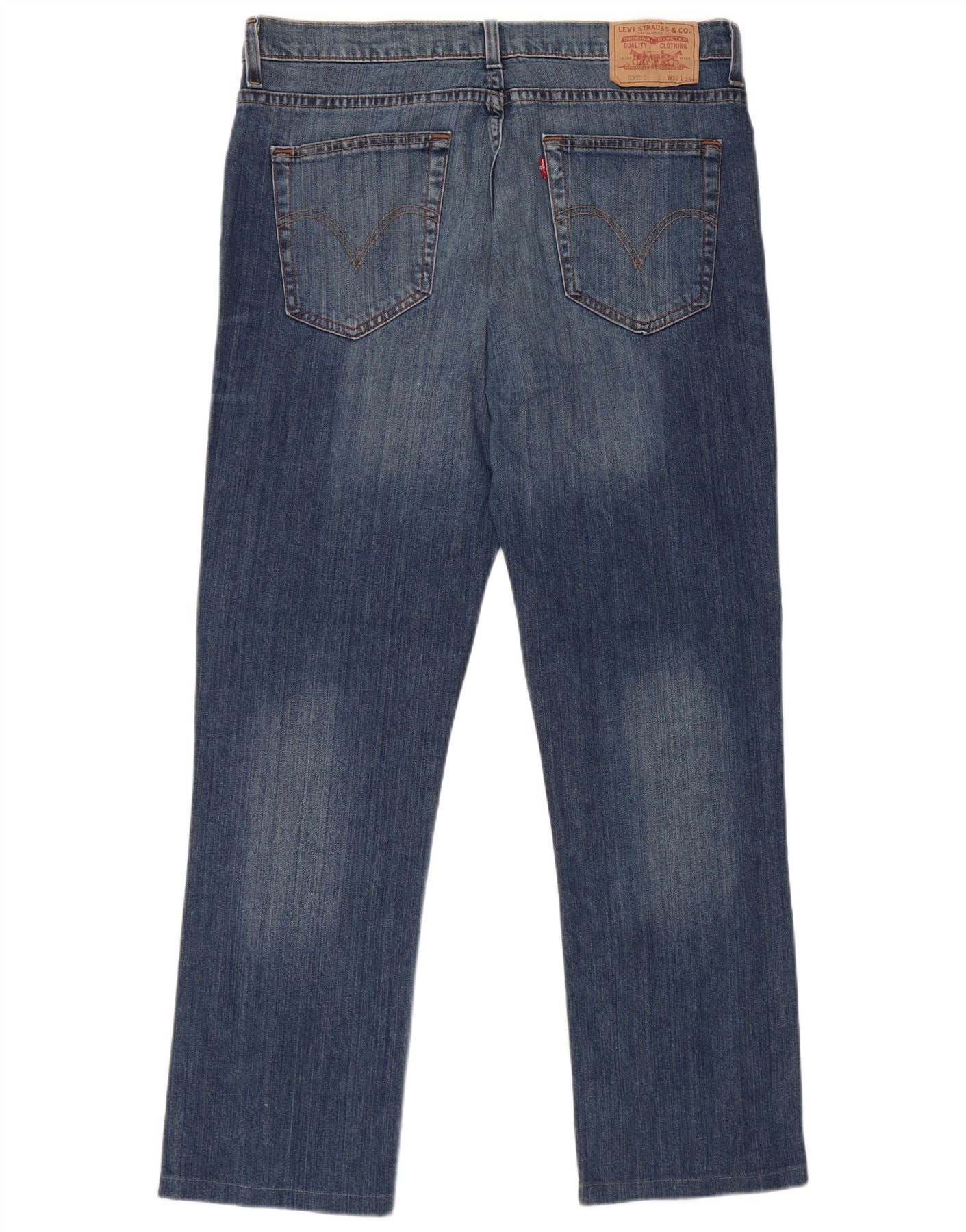 Levi's Mens Straight Jeans W36 L29 Blue Cotton - Image 2