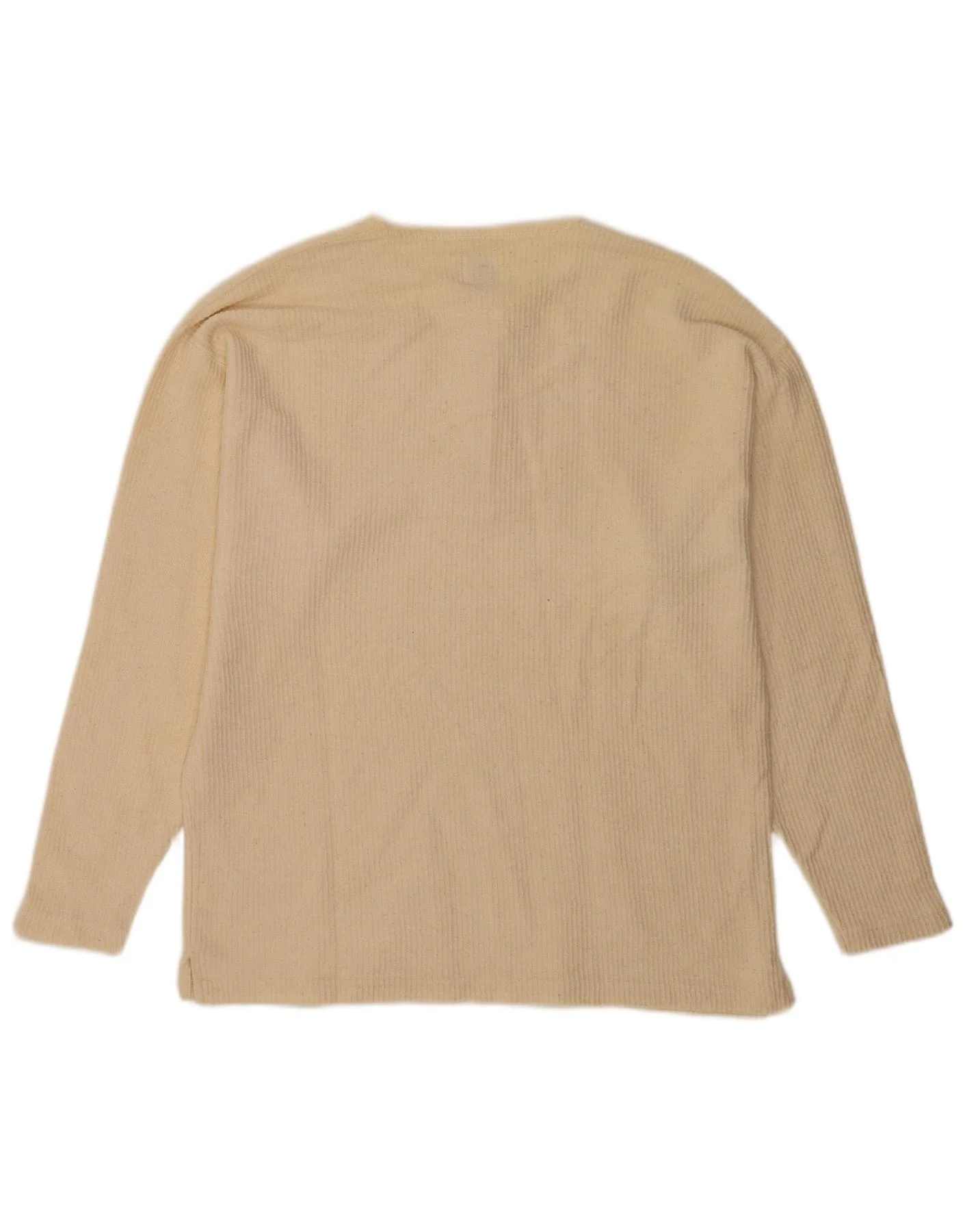 Levi's Mens Top Long Sleeve Large Beige Cotton - Image 2
