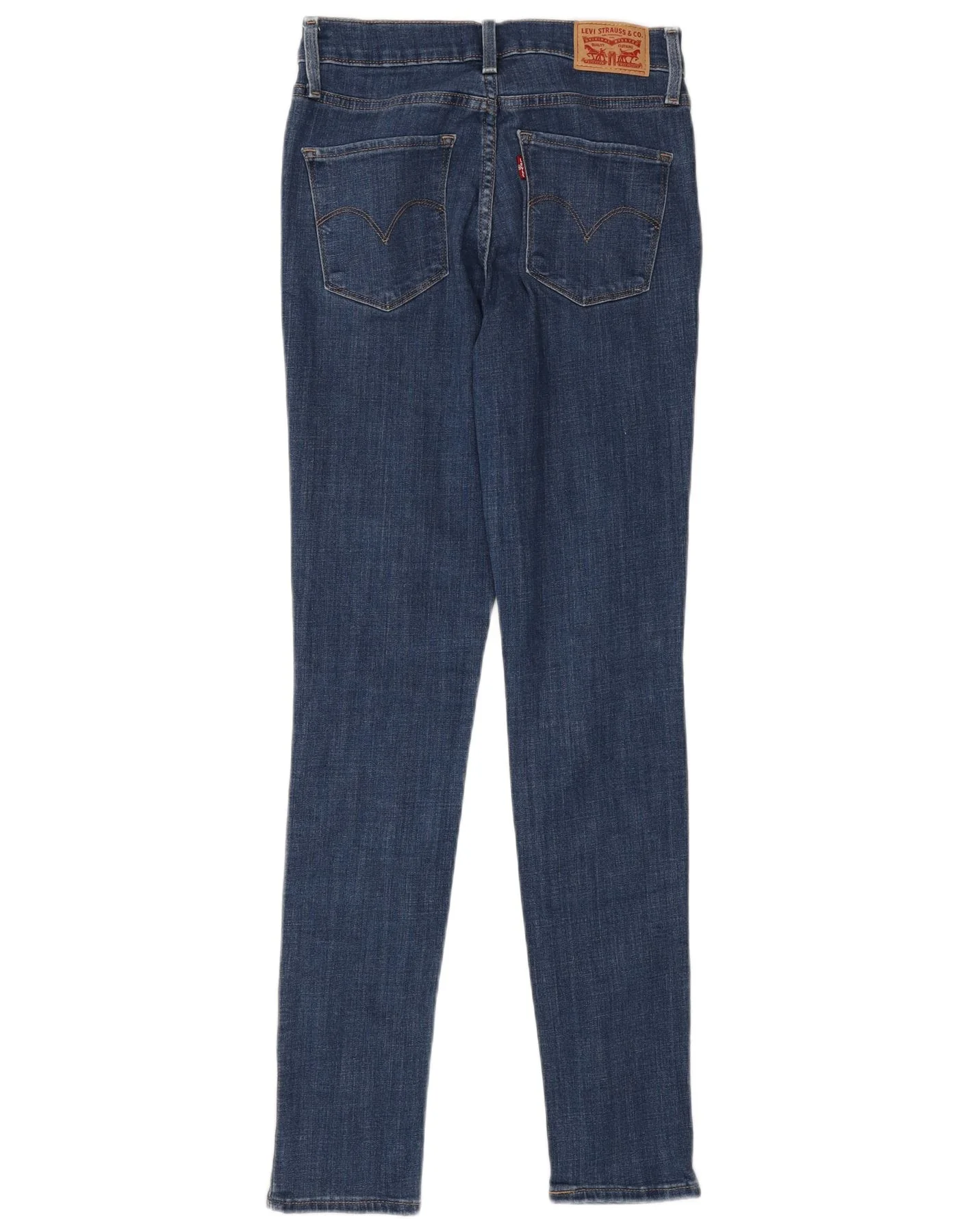 Levi's Womens 311 Shaping Skinny Jeans W26 L32 Blue Cotton - Image 2