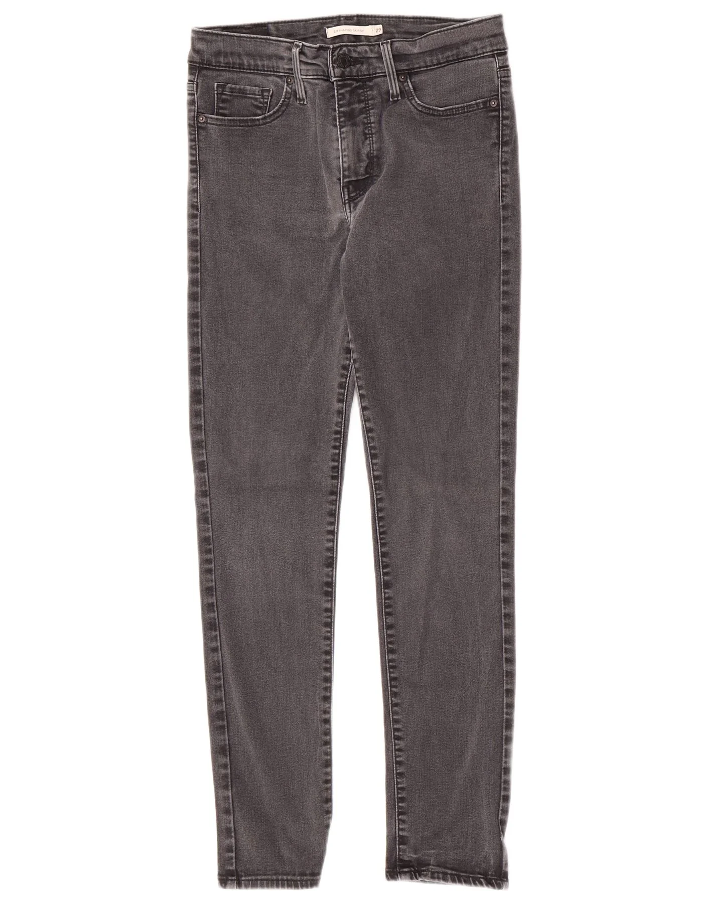 Levi's Womens 311 Shaping Skinny Jeans W29 L29 Grey