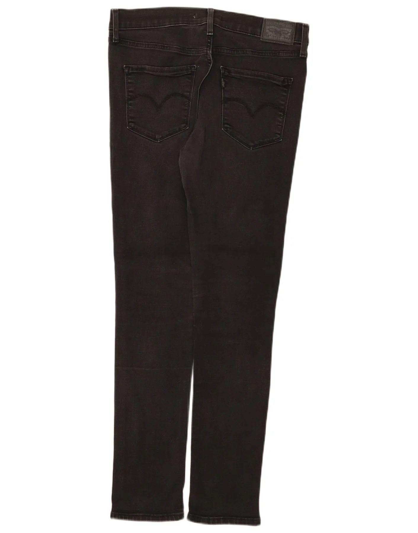Levi's Womens 311 Shaping Skinny Jeans W29 L30 Black Cotton - Image 2