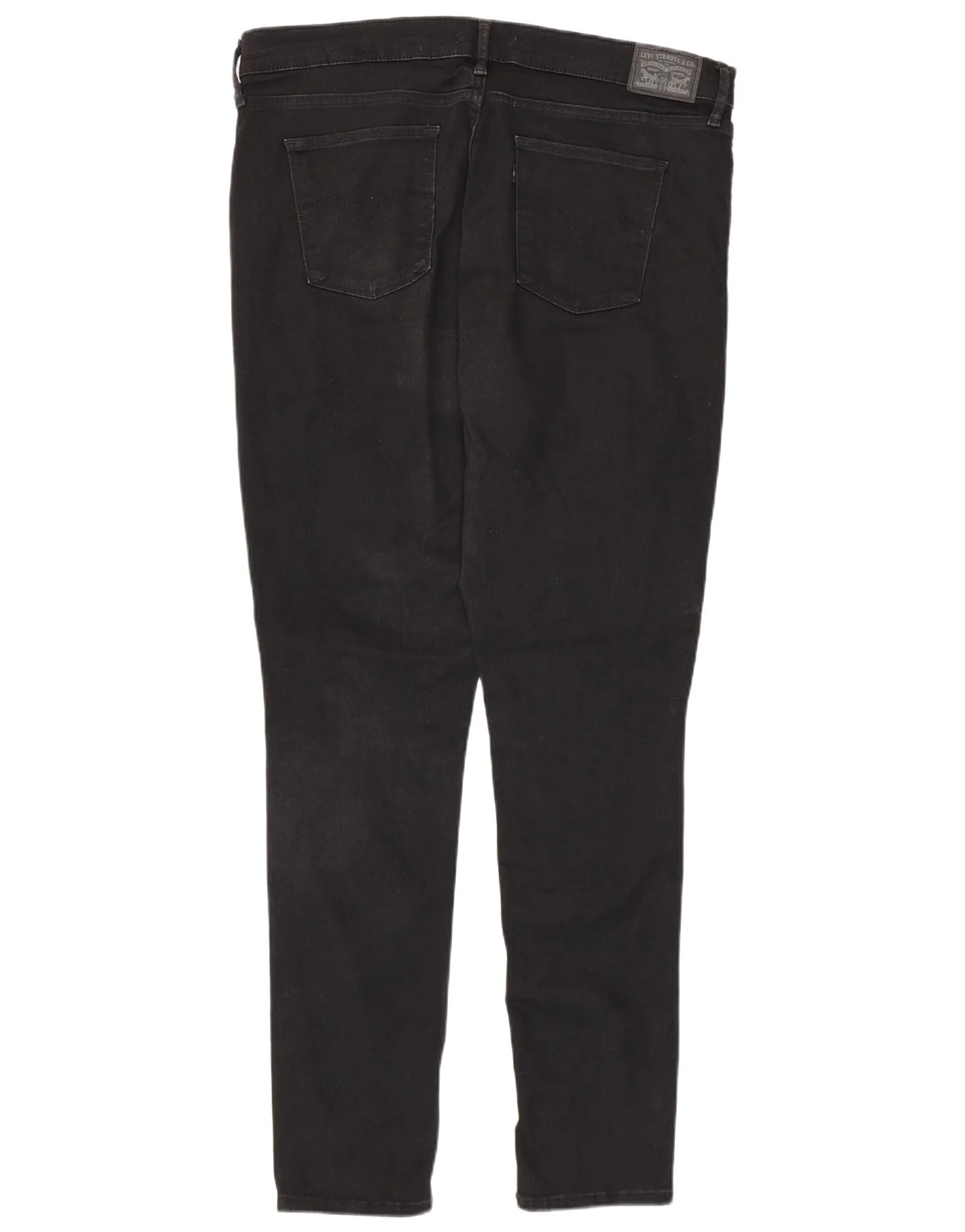 Levi's Womens 311 Shaping Skinny Jeans W34 L32 Black Cotton - Image 2