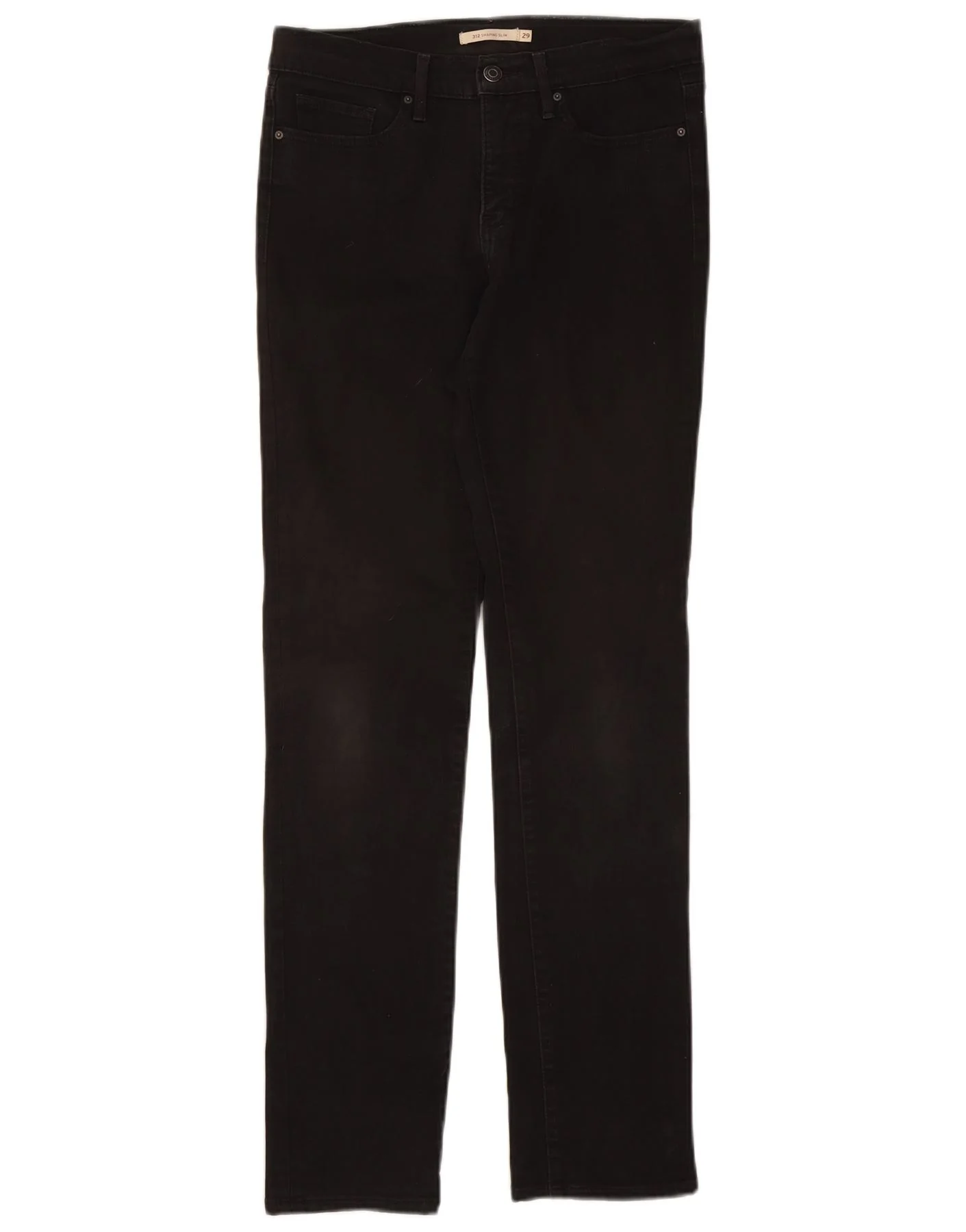 Levi's Womens 312 Shaping Slim Jeans W29 L31 Black